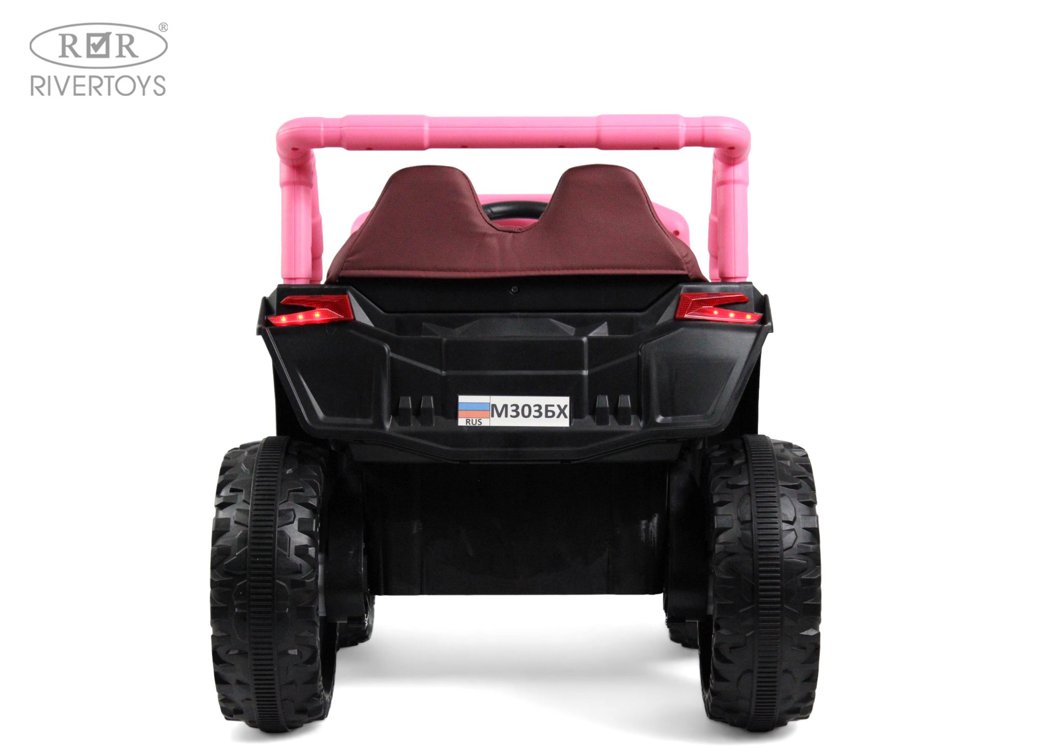 Электромобиль RIVERTOYS М303БХ-PINK С пультом ДУ - фото 17