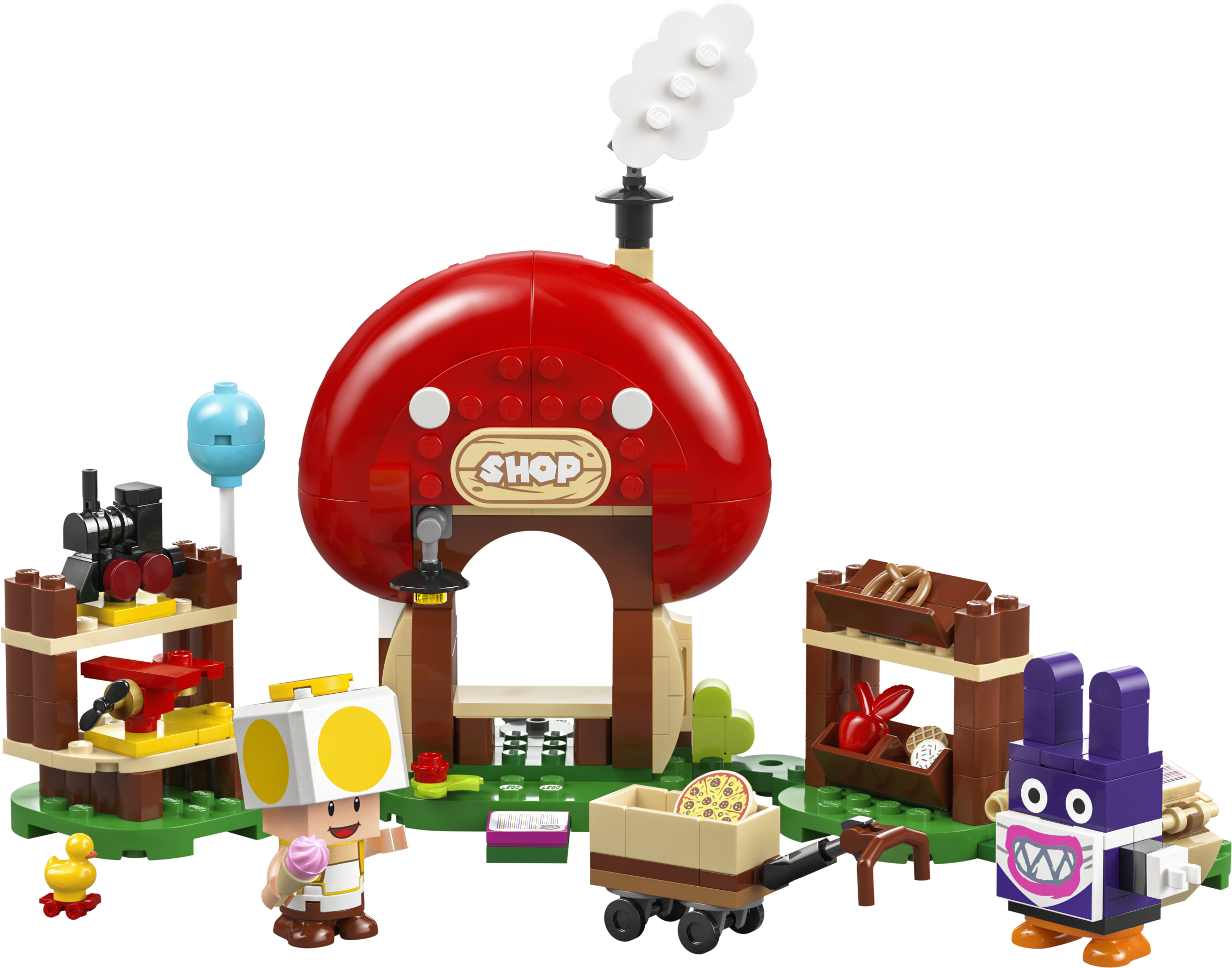 Конструктор LEGO Super Mario Nabbit at Toads Shop 230 дет. - фото 2