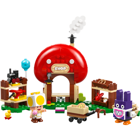 Конструктор LEGO Super Mario Nabbit at Toads Shop блочный