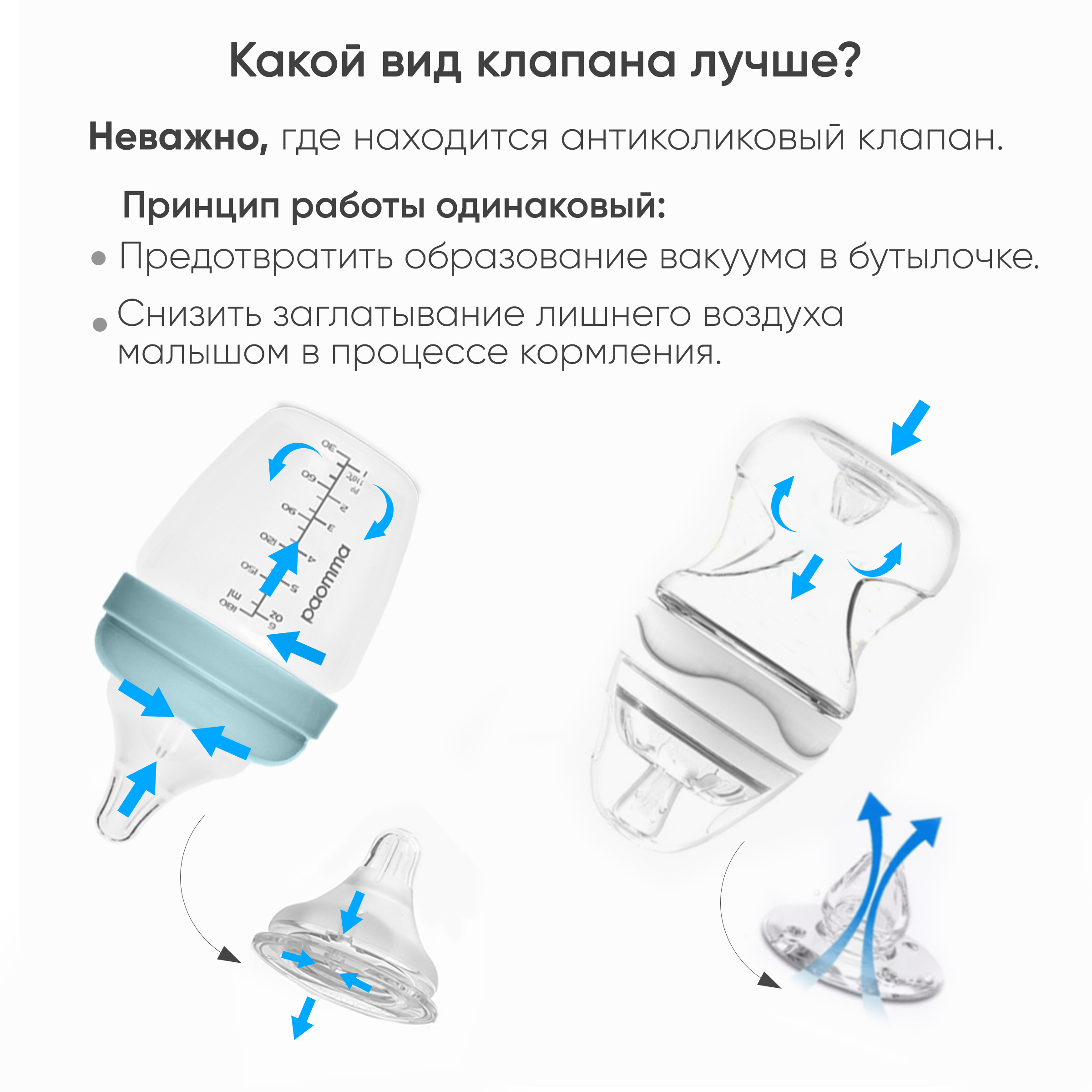 Бутылочка Paomma Anti-Colic 180 мл - фото 8