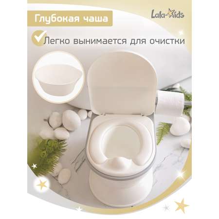 Горшок детский LaLa-Kids унитаз музыкальный