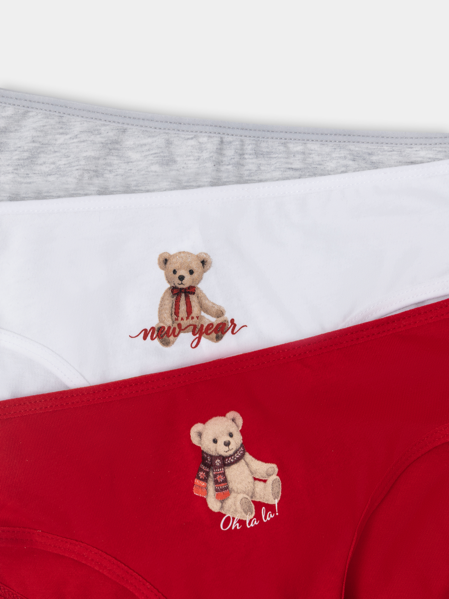 Трусы 3 шт Mark Formelle (Марк Формэль) 417748-3/красный +печать2 - фото 3