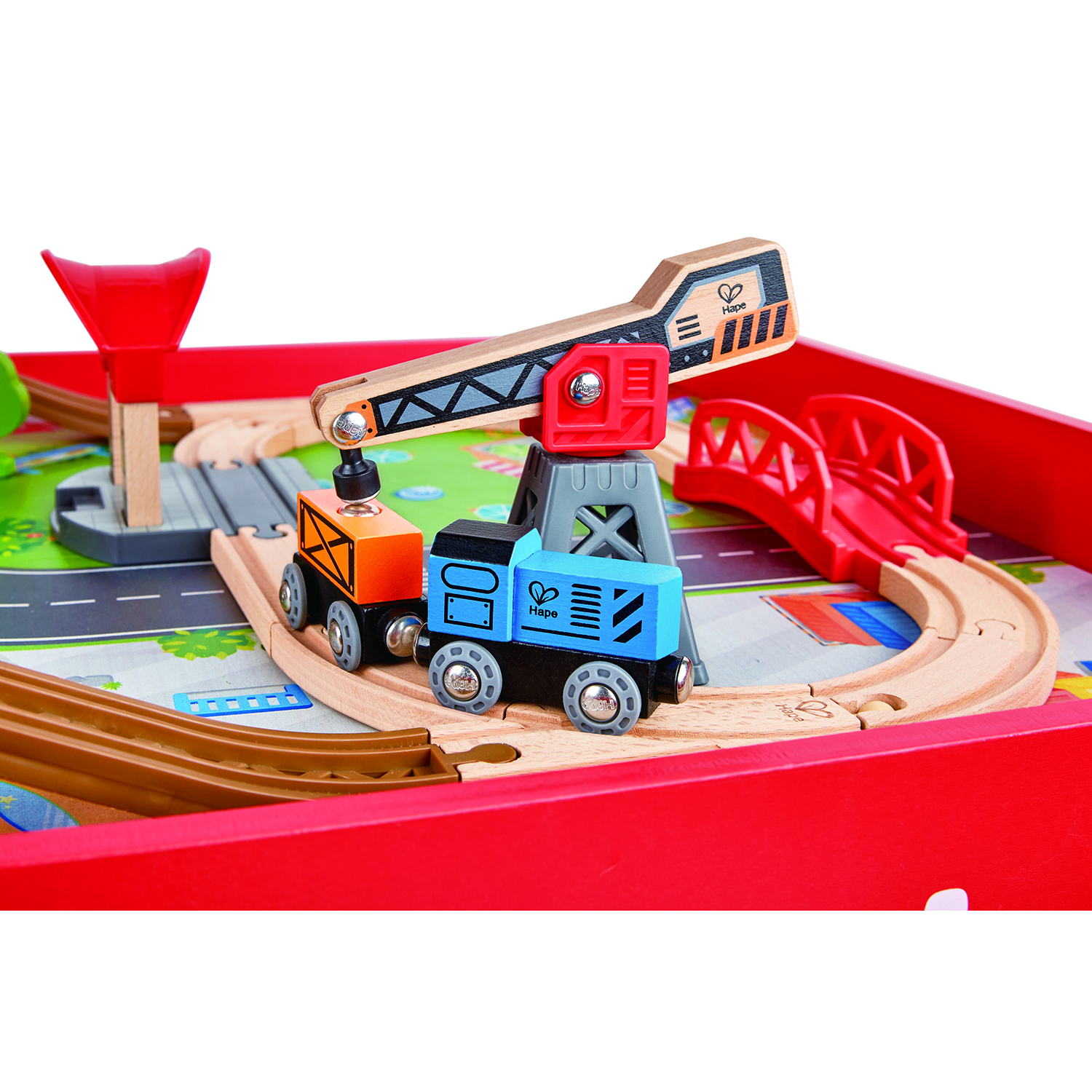 Набор железнодорожный Hape E3769_HP - фото 8