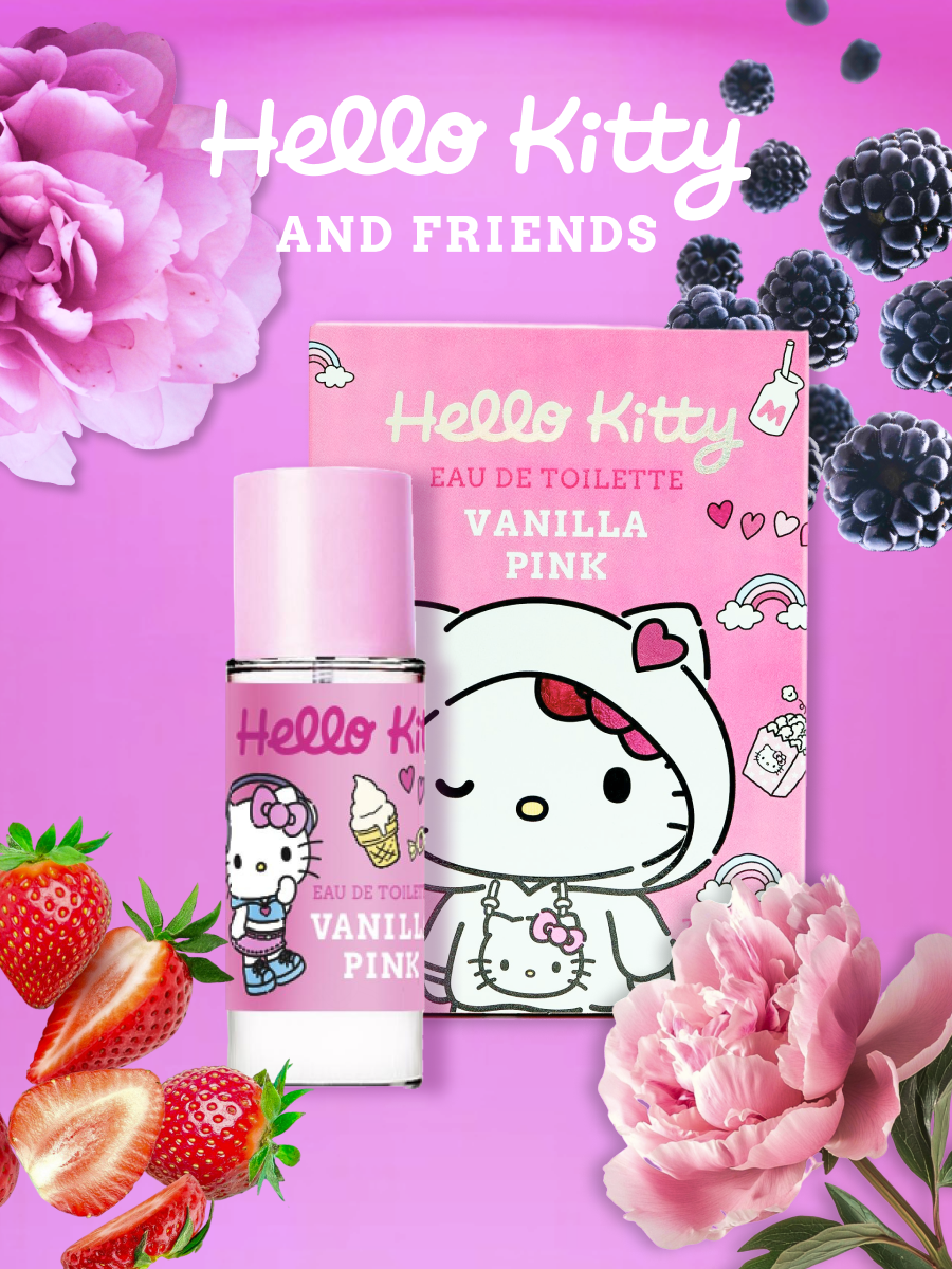 Туалетная вода Hello Kitty Vanilla pink - фото 6
