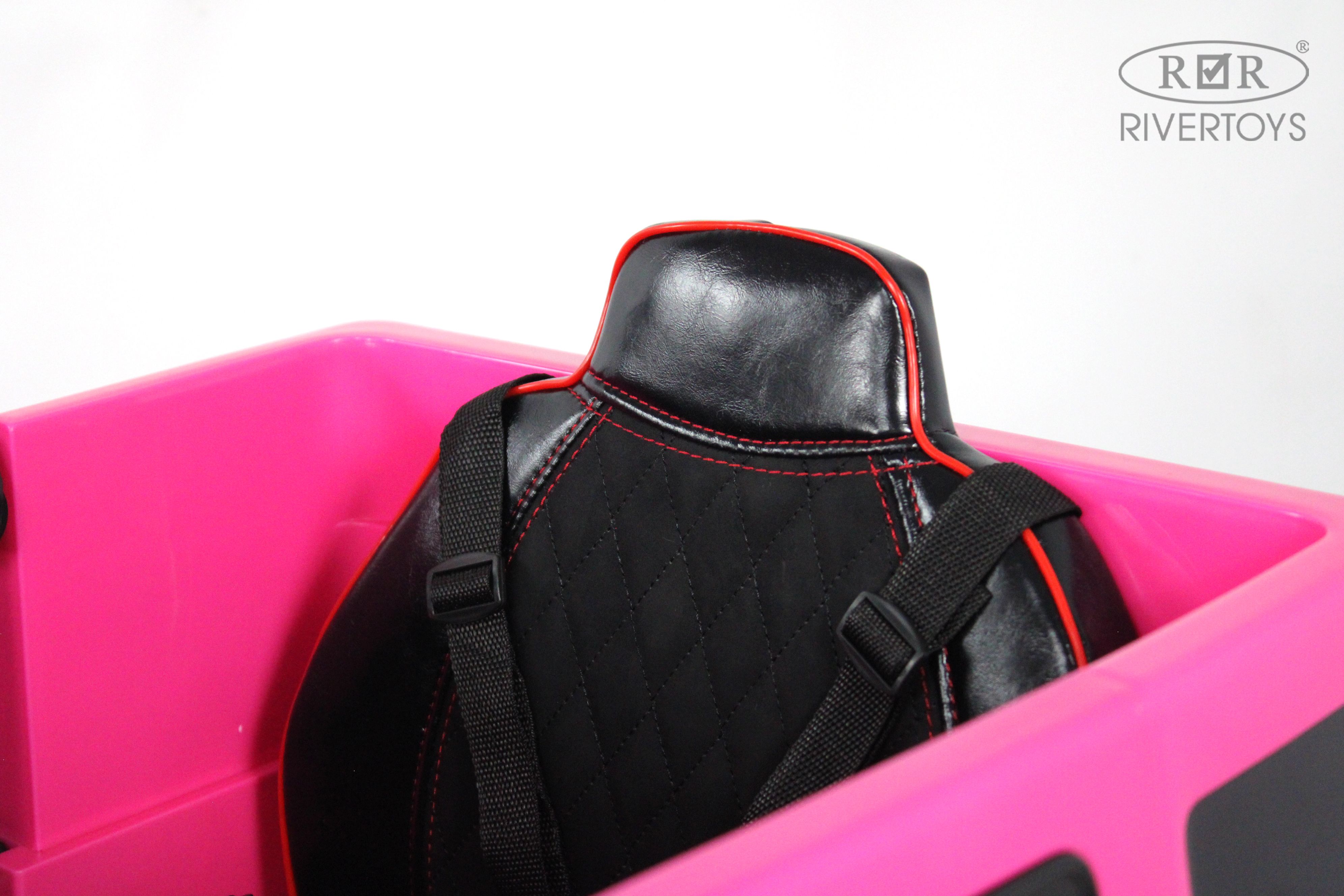 Электромобиль RIVERTOYS Mercedes Z999ZZ-PINK С пультом ДУ - фото 24