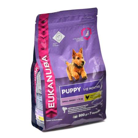 Корм Eukanuba Dog 800г для щенков мелких пород сухой
