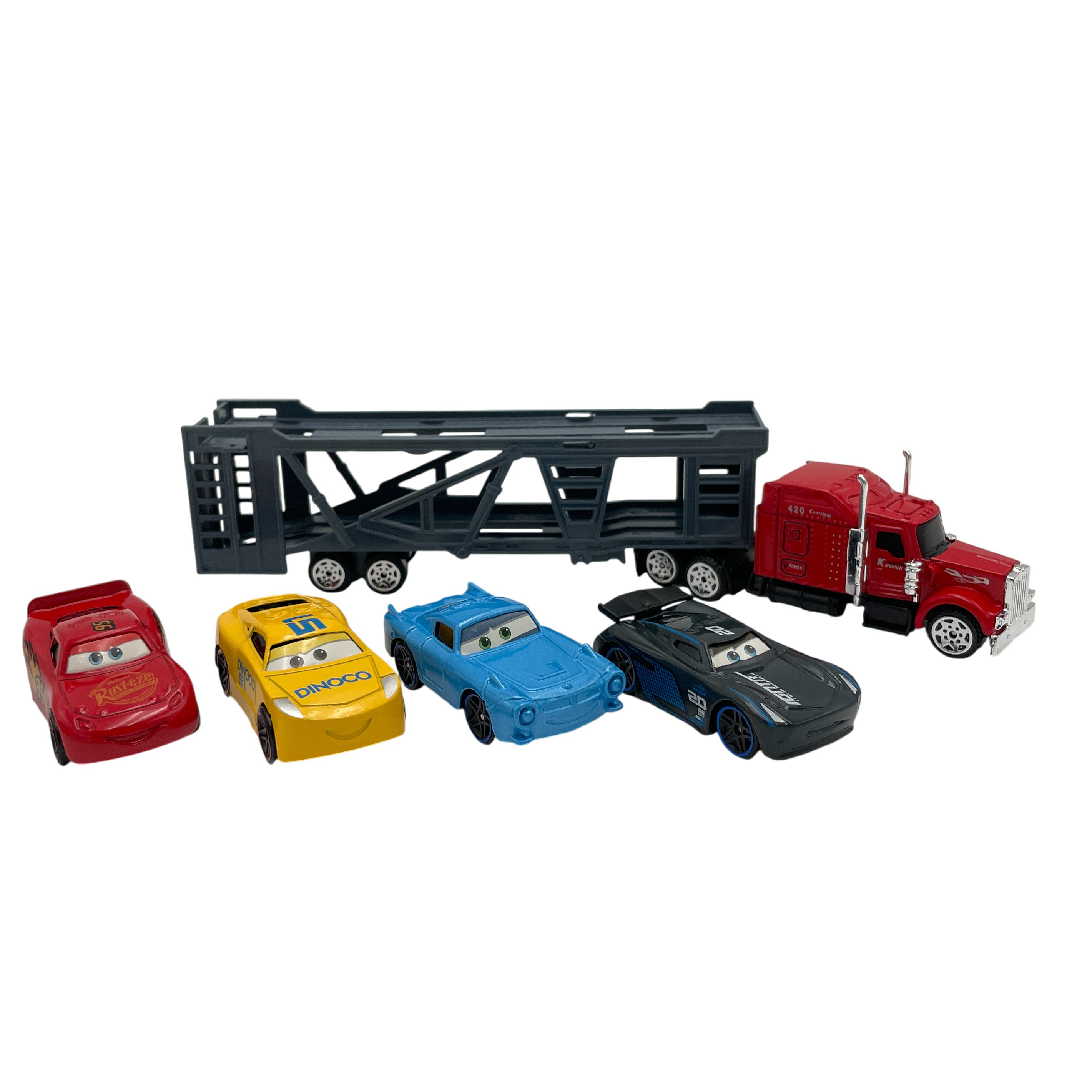 Автовоз Zhorya Молния Маккуин и 4 машинки Q186-115A - фото 9