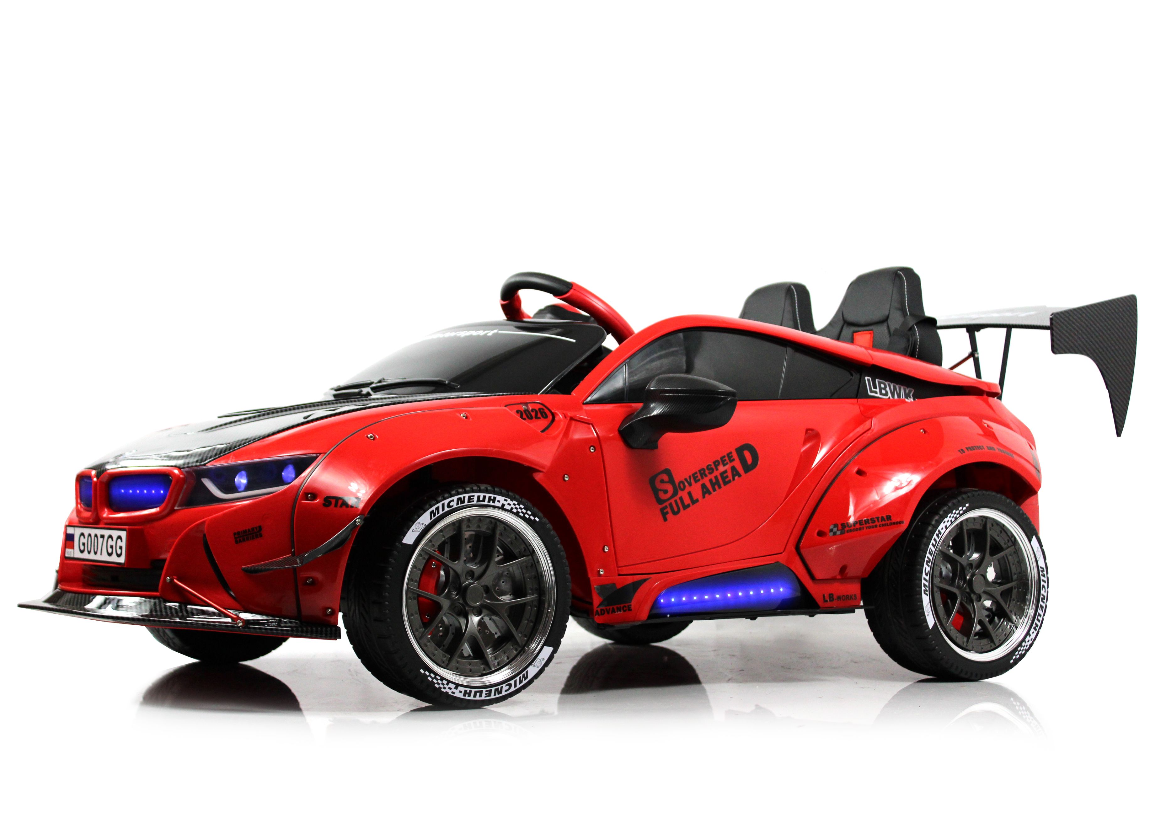 Электромобиль RIVERTOYS BMW G007GG-RED С пультом ДУ - фото 1