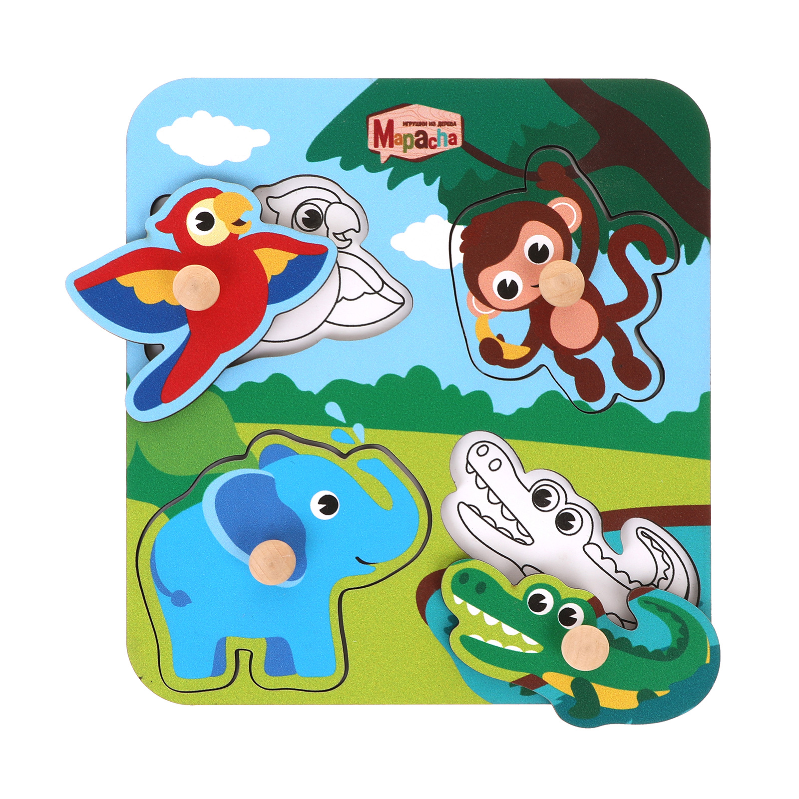 Игрушка Mapacha рамка-вкладыш - фото 11