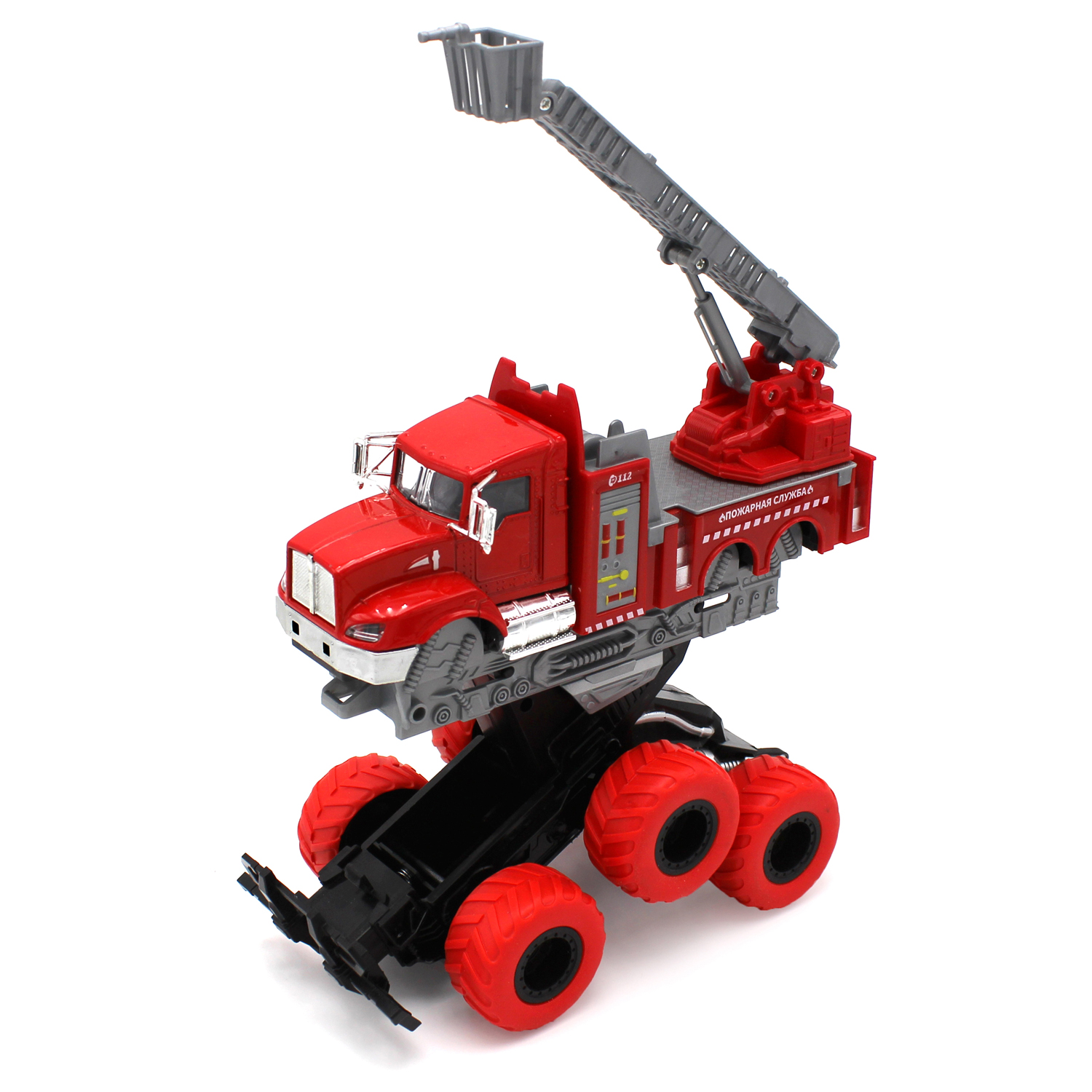 Пожарная машина Funky Toys 1:43 FT61094 - фото 4