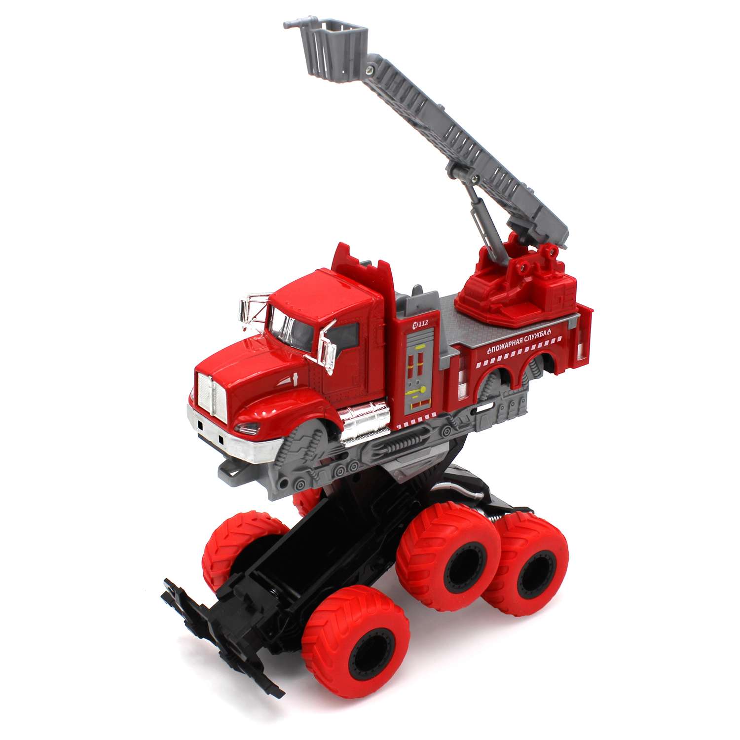 Пожарная машина Funky Toys 1:43 FT61094 - фото 4