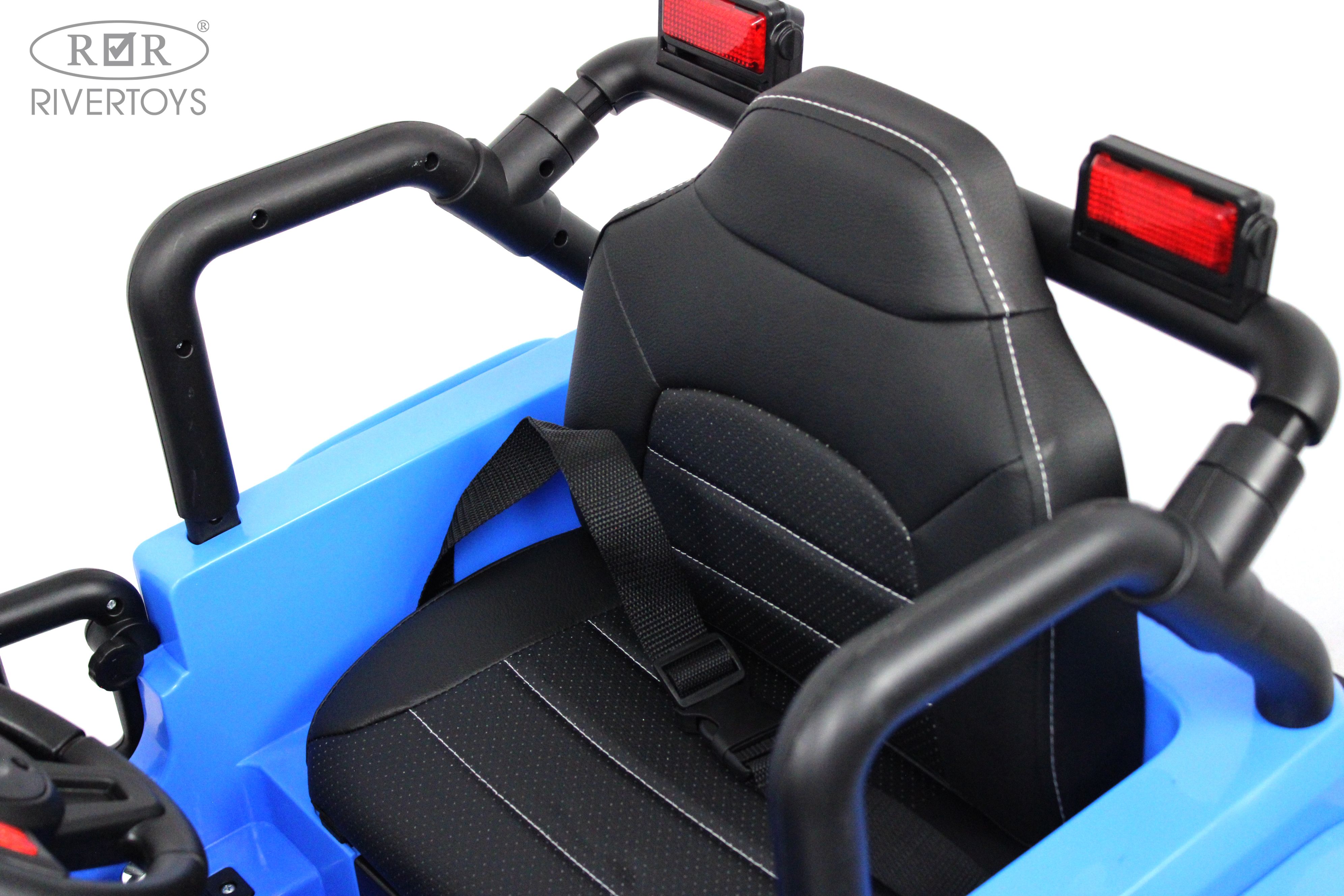 Электромобиль RIVERTOYS T222TT-4WD-BLUE С пультом ДУ - фото 20