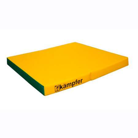 Мат Kampfer Classic №4 100х100х10 складной зеленый/желтый