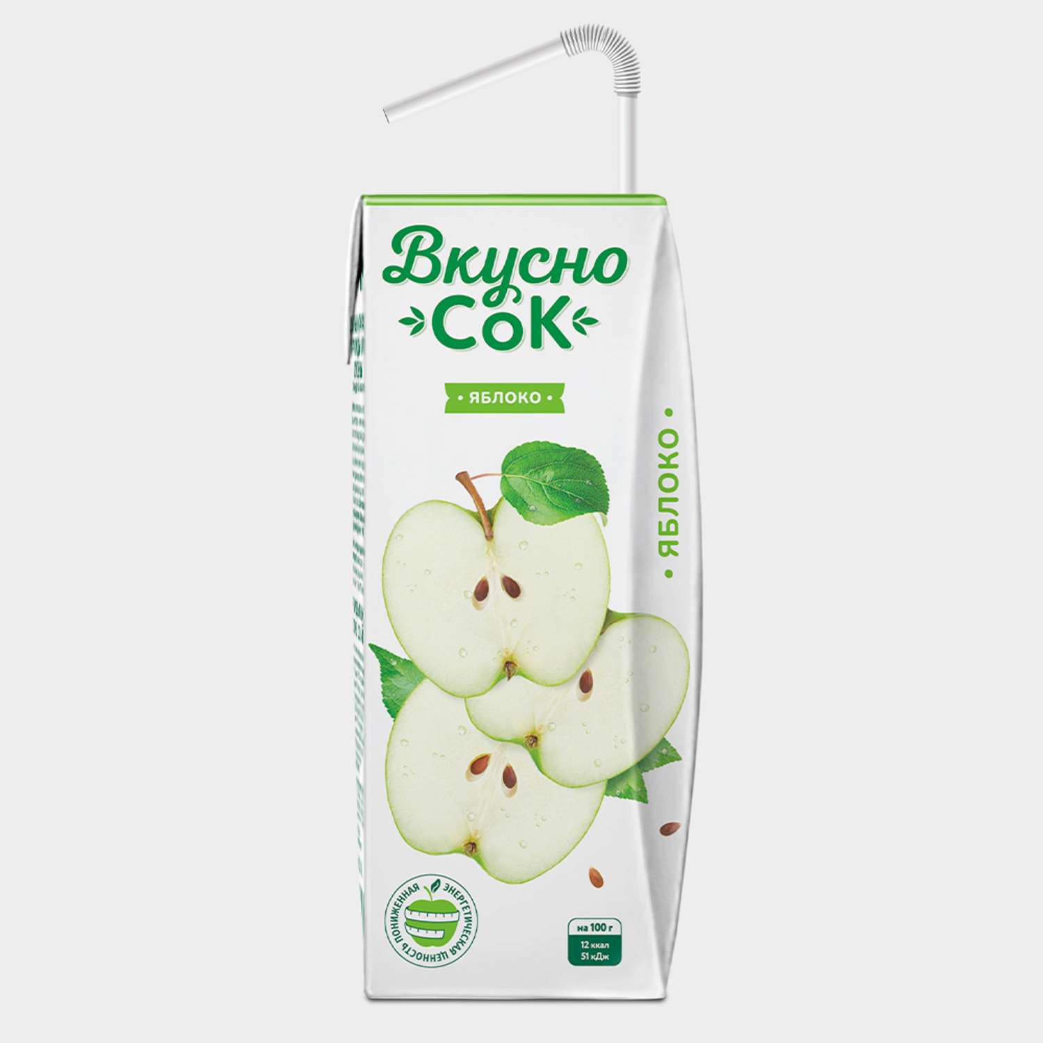 Нектар Вкусно Сок Яблоко 0.2 л - фото 2