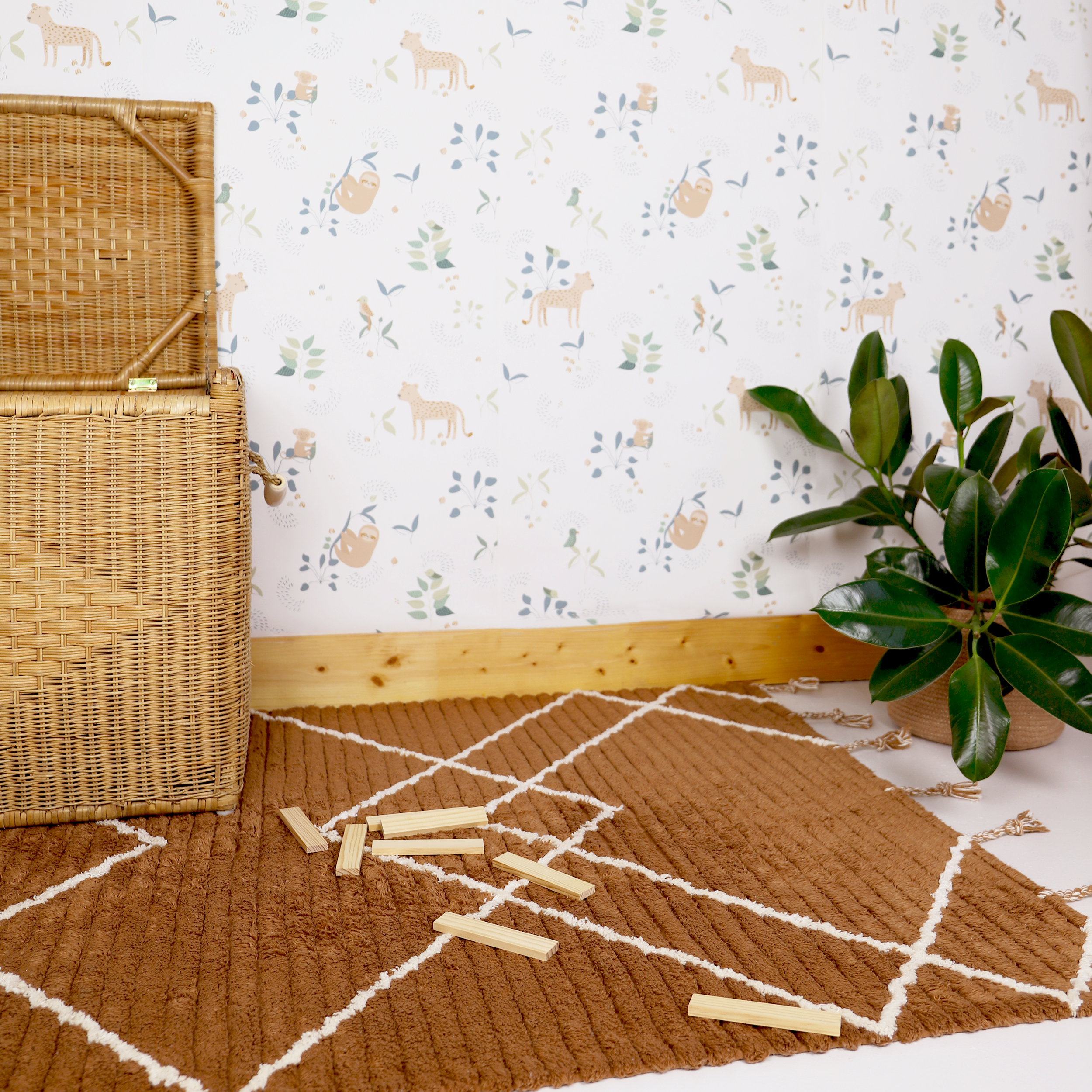 Ковёр Nattiot LÄSSA TOFFEE M 135 x 190 см - фото 7