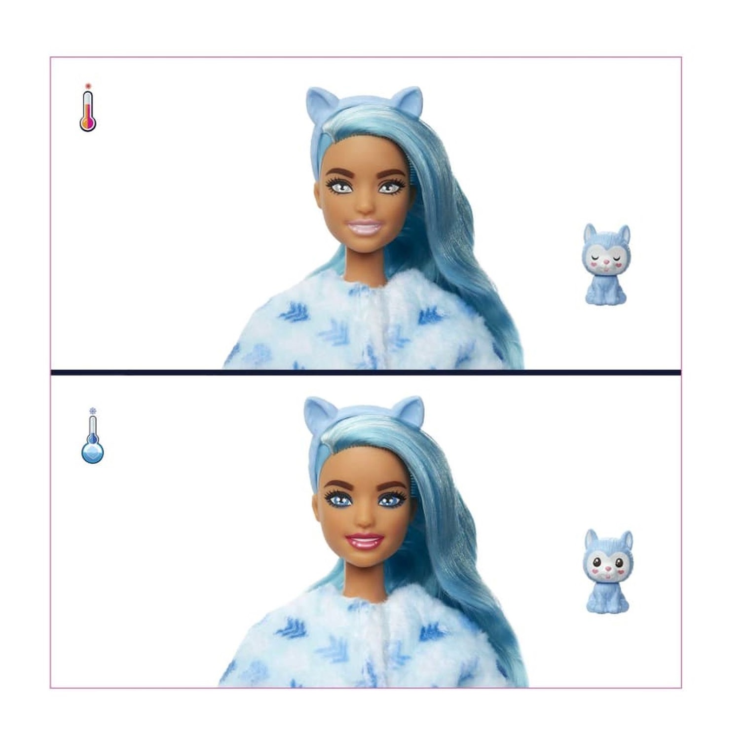 Кукла модельная Barbie Cutie Reveal Хаски HJL63 - фото 5