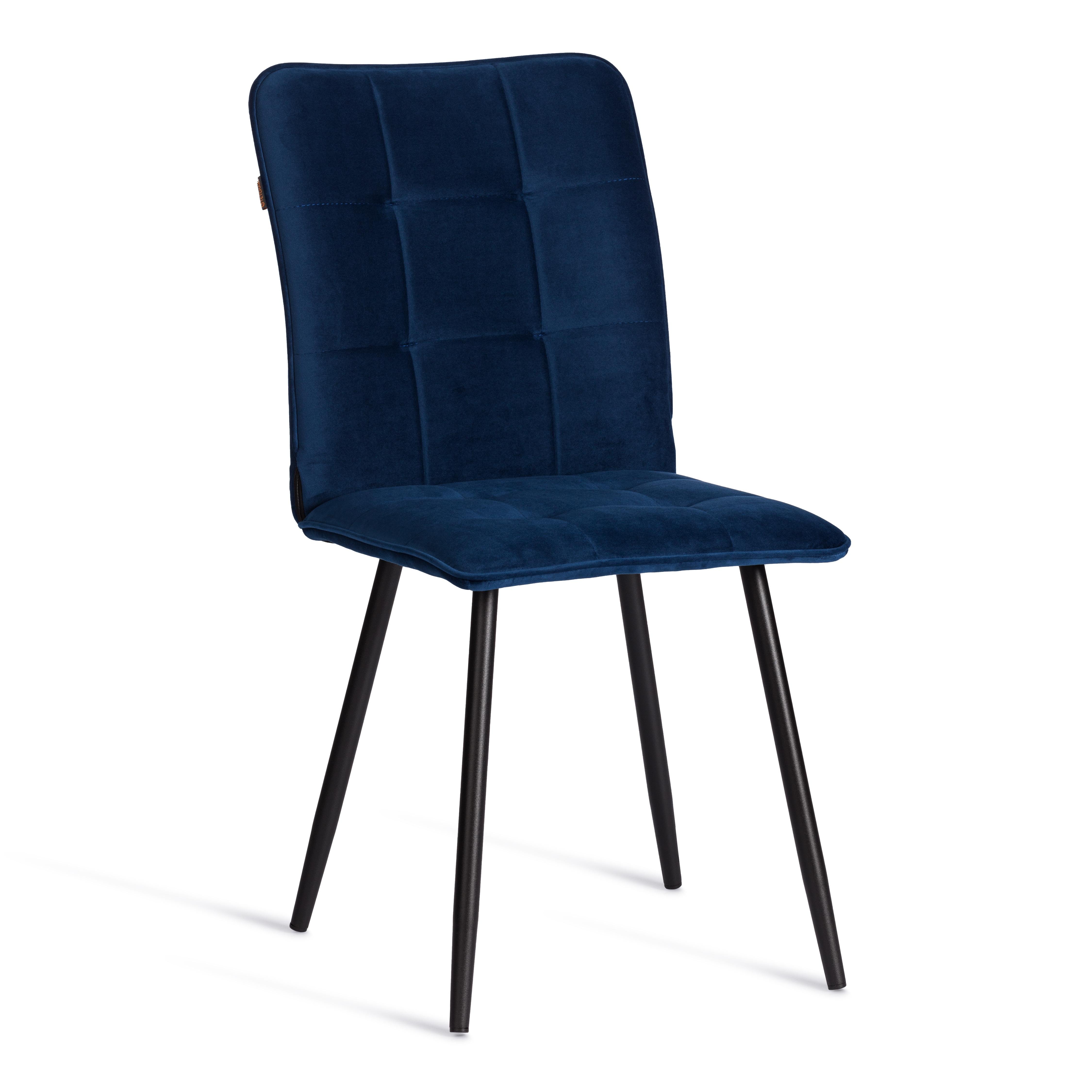 Стул TETCHAIR Bari LT велюр синий - фото 1