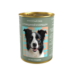 Влажный корм для собак Ем Без Проблем С говядиной и сердцем, 6 шт х 850 г