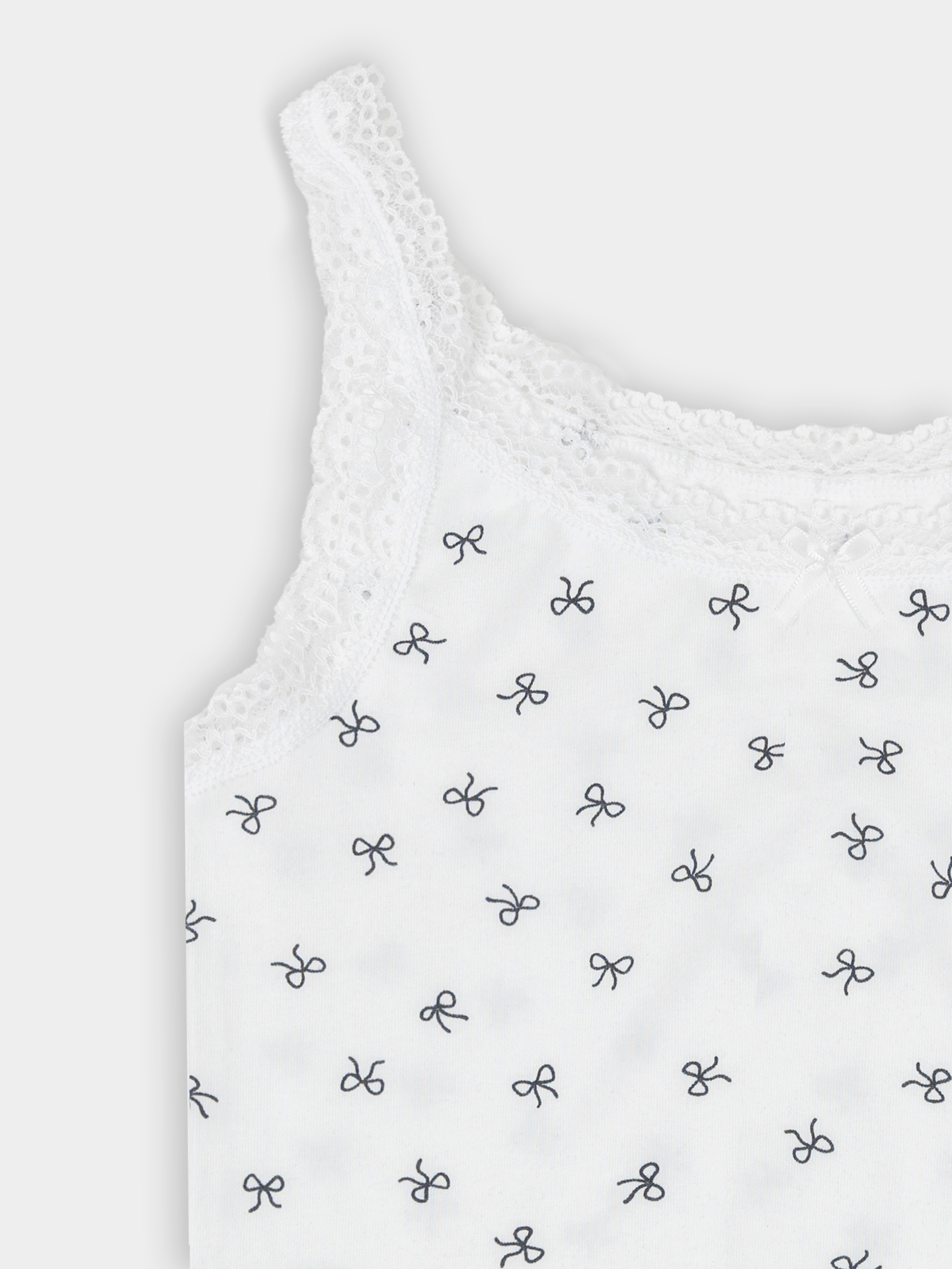 Майка и трусы Mark Formelle (Марк Формэль) 447008/бантики на белоснежном - фото 3