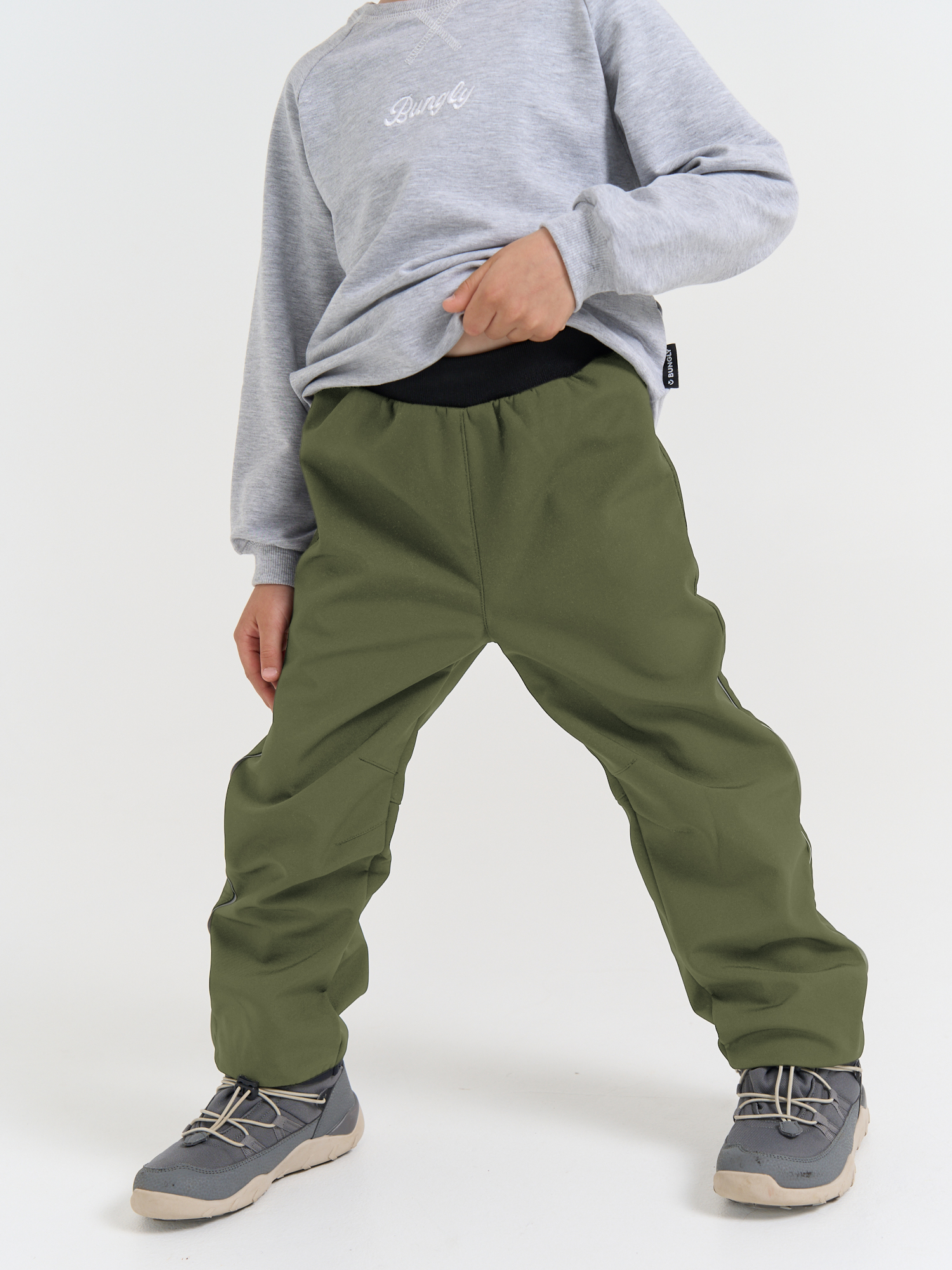 Брюки BUNGLY 1R10380/Олива - фото 1