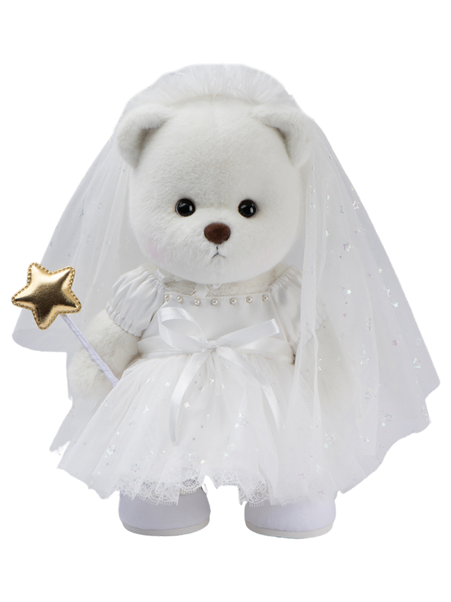 Мягкая игрушка TeddyTales Медведь Невеста Астронавта M - фото 7