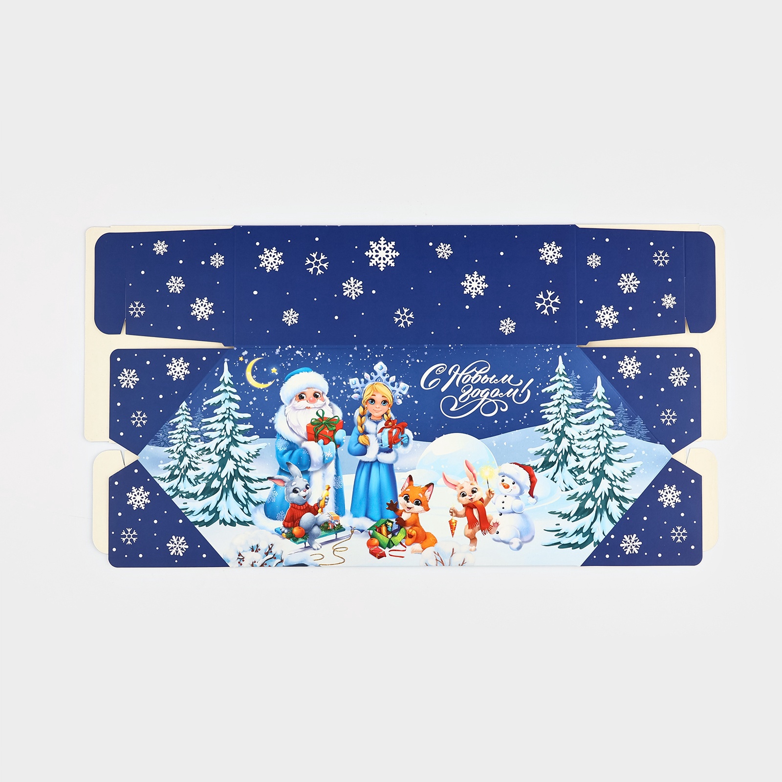 Сборная коробка-конфета Дарите Счастье "Сказочный Новый год", 14 х 22 х 8 см - фото 6