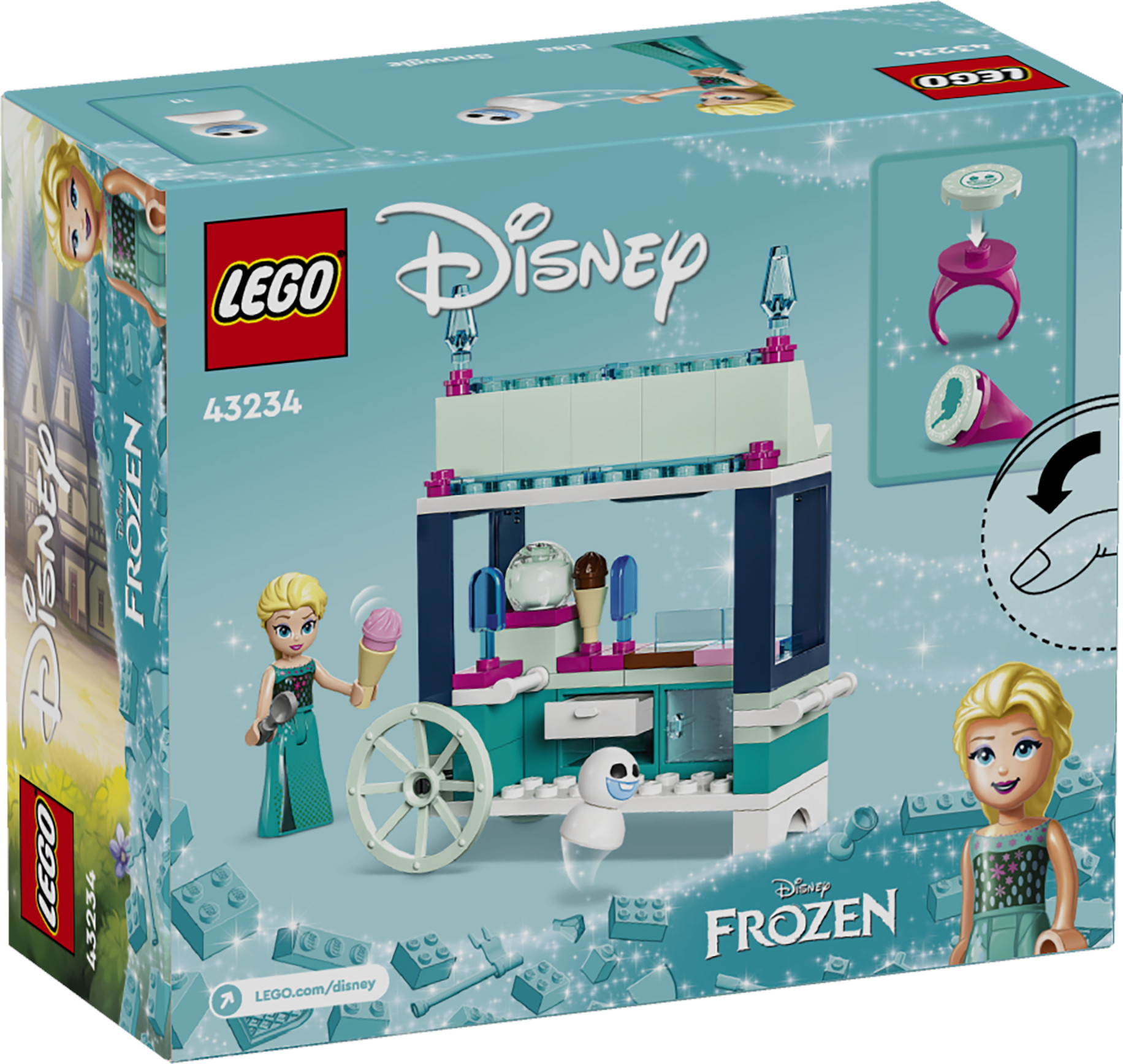 Конструктор LEGO Disney Замороженные лакомства Эльзы блочный - фото 7