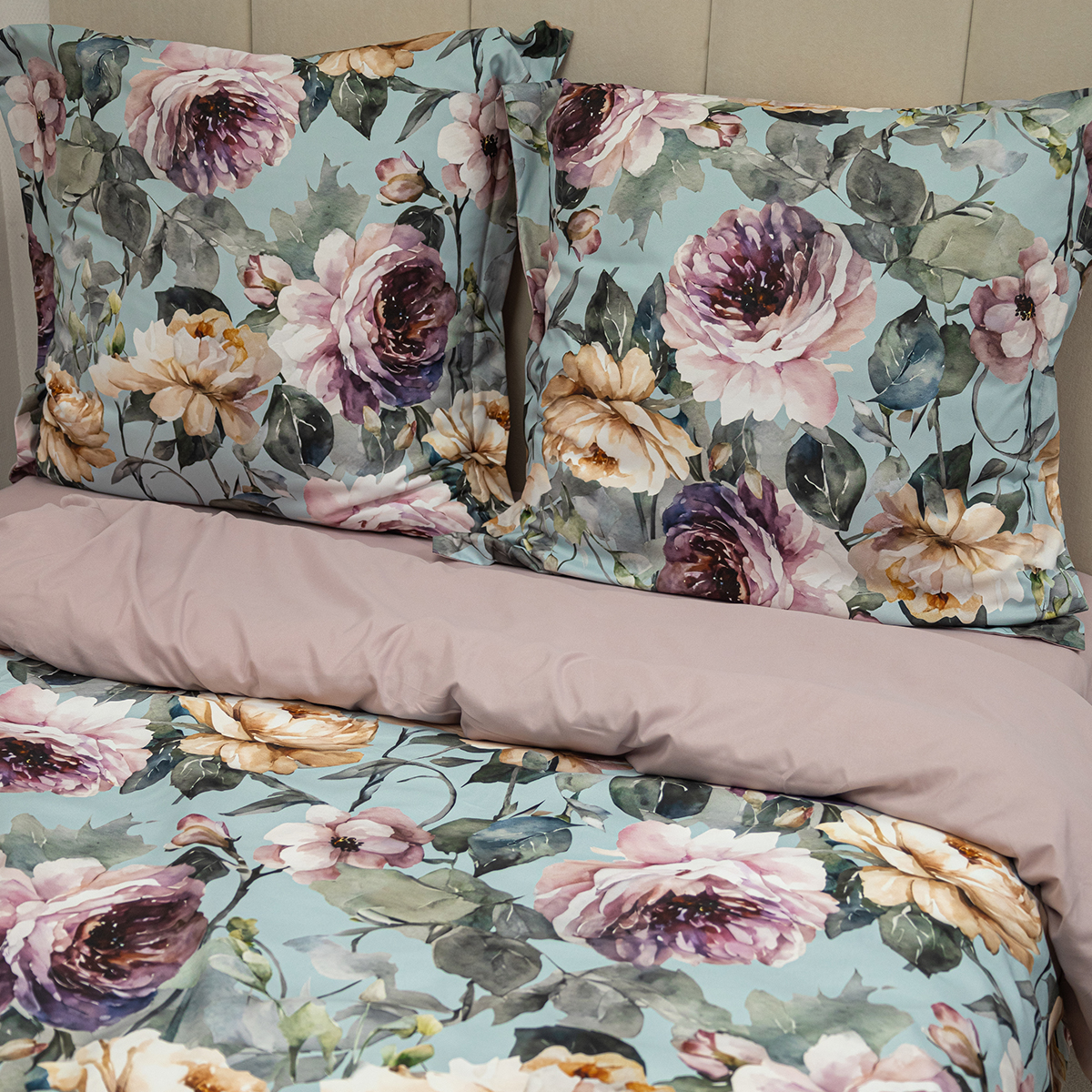 Комплект постельного белья MCotton евро Илэрия 4 предм. - фото 3