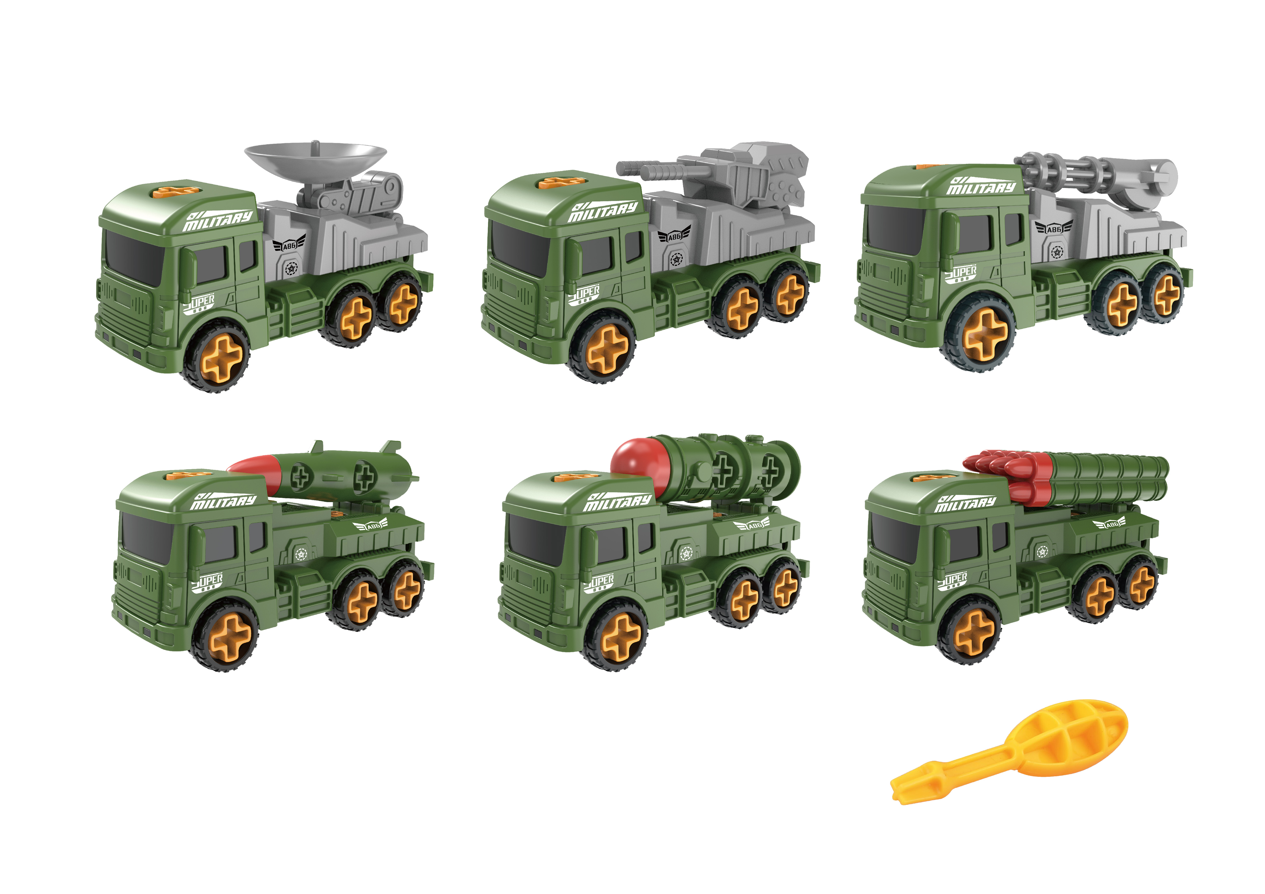 Конструктор Mobicaro Военная техника в ассортименте - фото 4