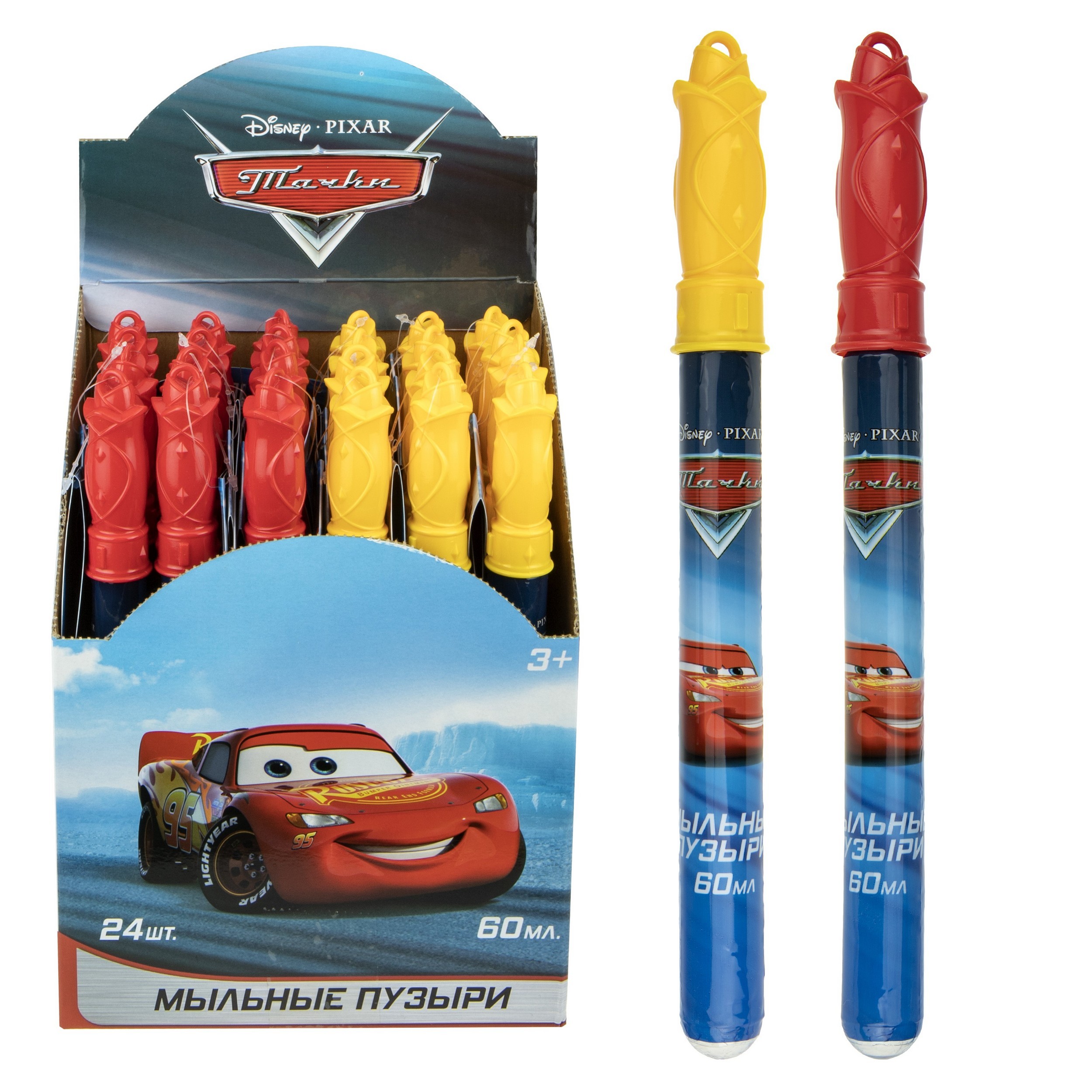 Мыльные пузыри 1TOY Тачки в ассортименте - фото 5
