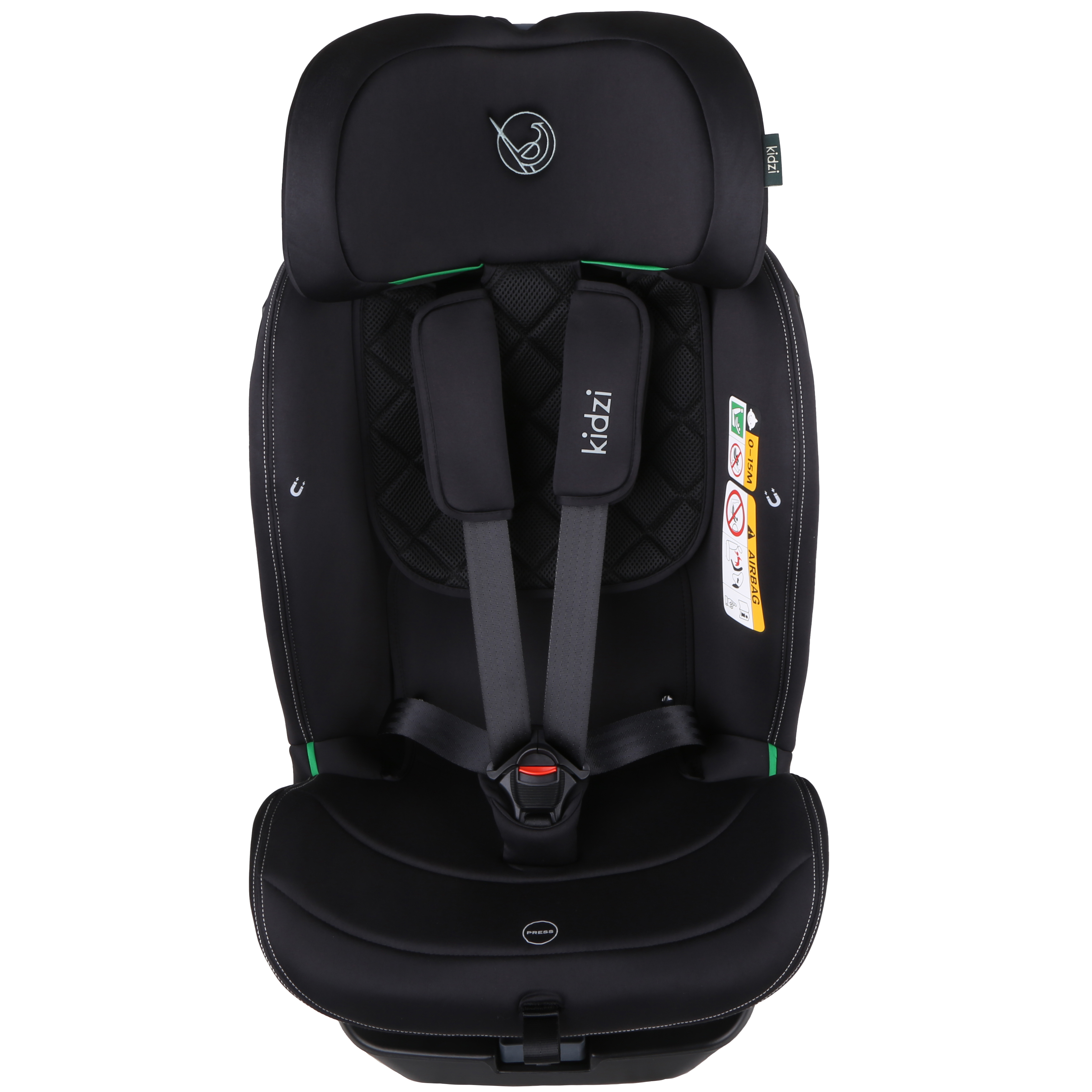 Автокресло Kidzi SPIN 360 i-SIZE Isofix 0+/1/2/3 (0-36 кг) черный - фото 5