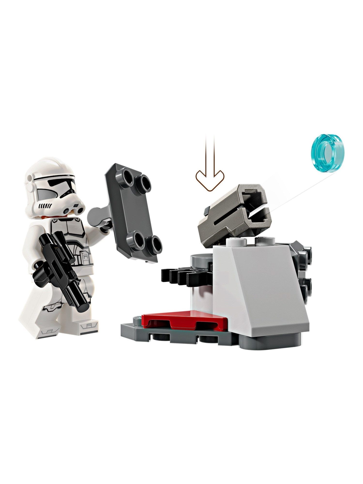 Конструктор LEGO Star Wars Клоны и боевой дроид 215 дет. - фото 4
