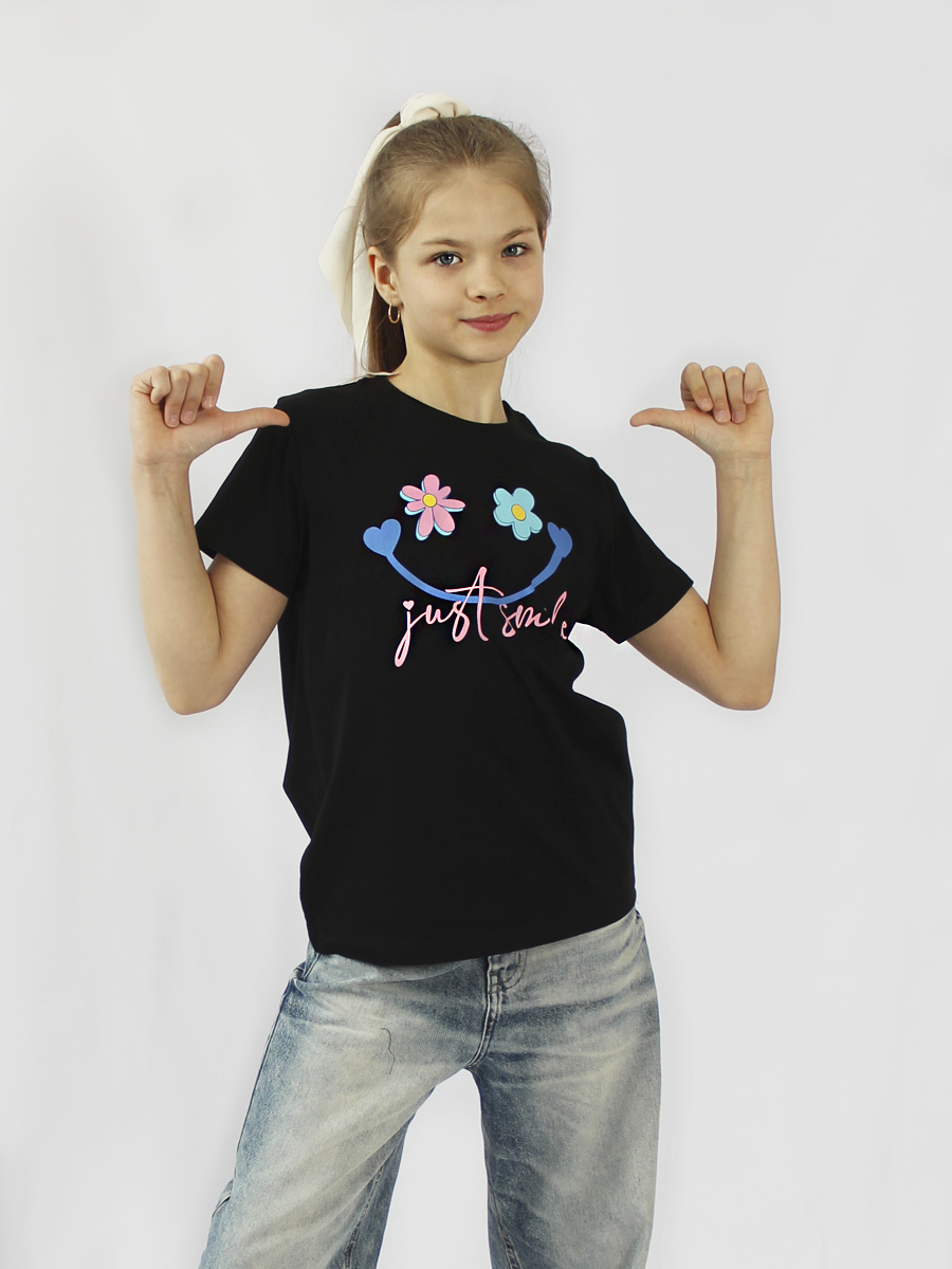 Футболка STELLA MODA 11402 чернильный - фото 2