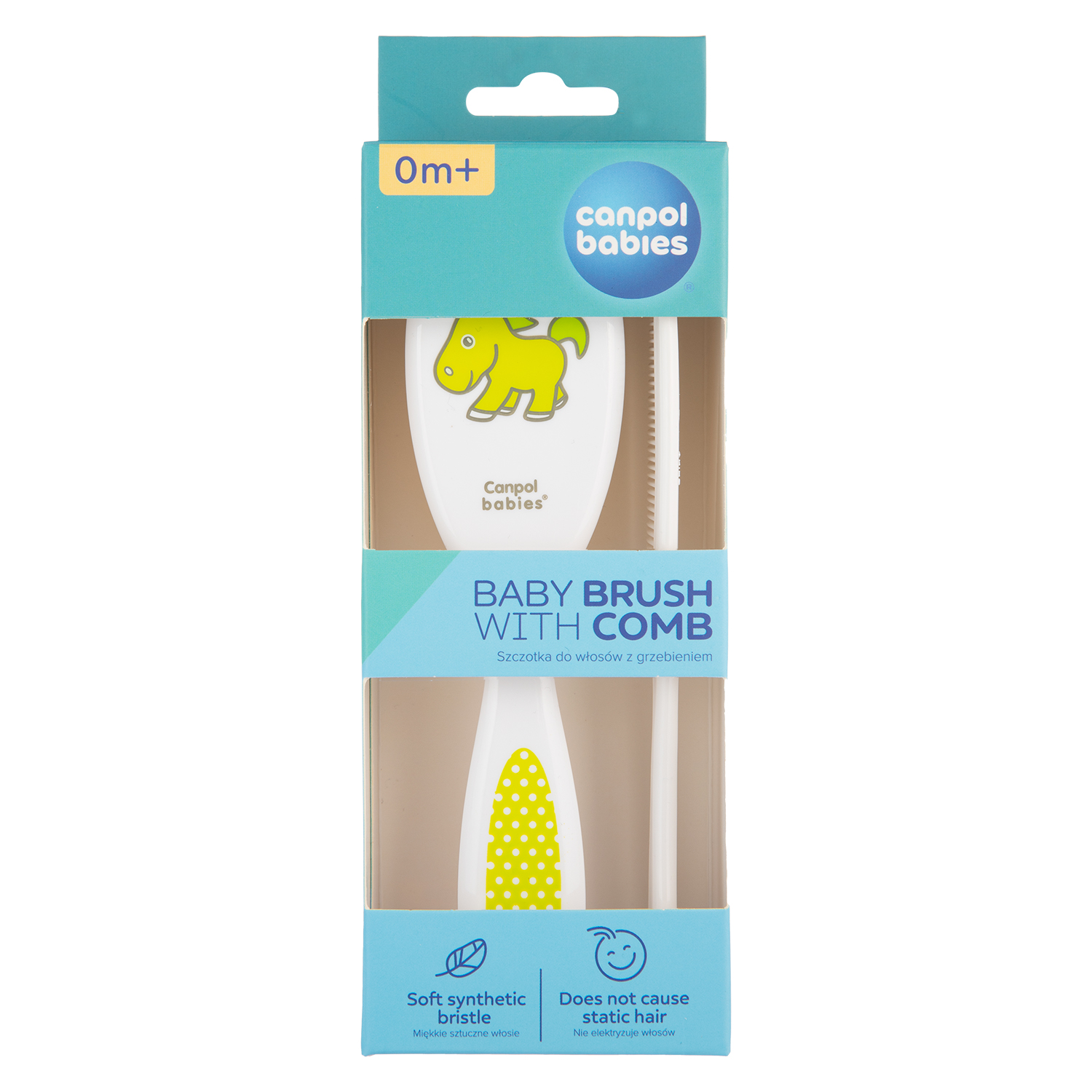 Щетка, расческа Canpol Babies искусственная щетина - фото 9
