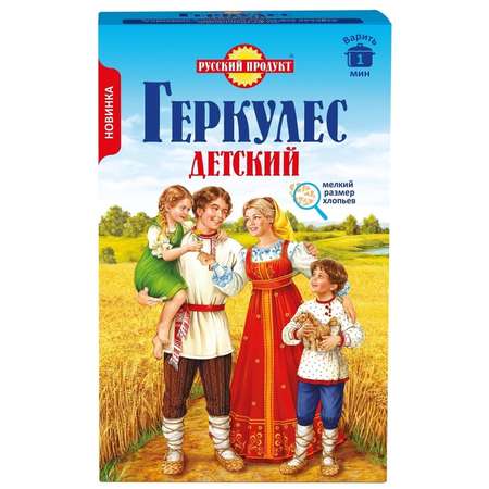 Овсяные хлопья Геркулес Детский 350 гр. 6 упаковок
