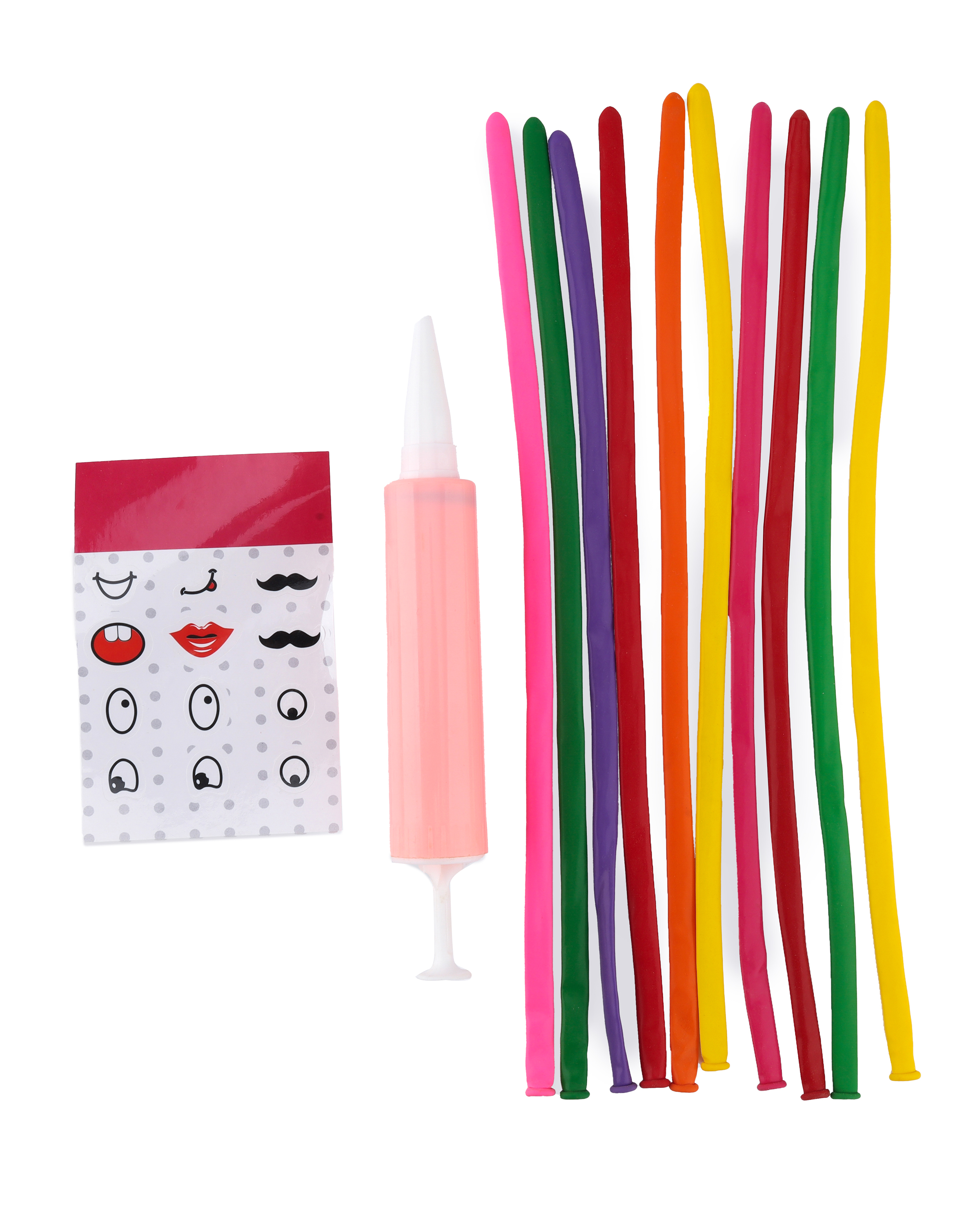 Набор шаров Yotoy для моделирования 10шт 26см+насос и наклейки - фото 2