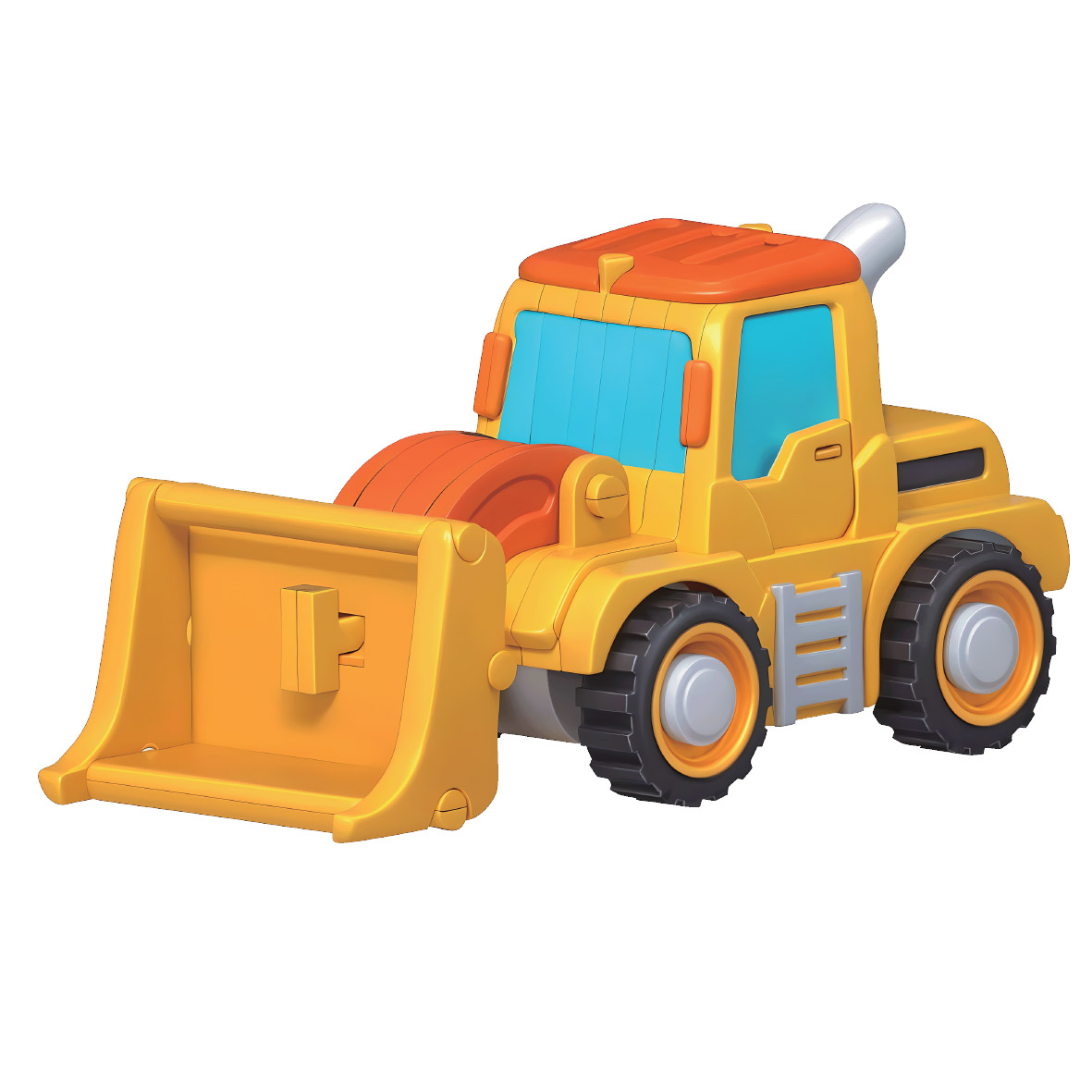 Конструктор СЛИПАРИКИ Бульдозер 38 дет. - фото 3