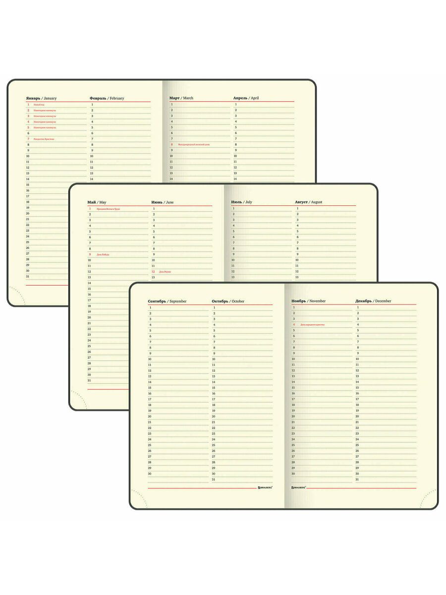 Ежедневник Brauberg 136 лист. - фото 9