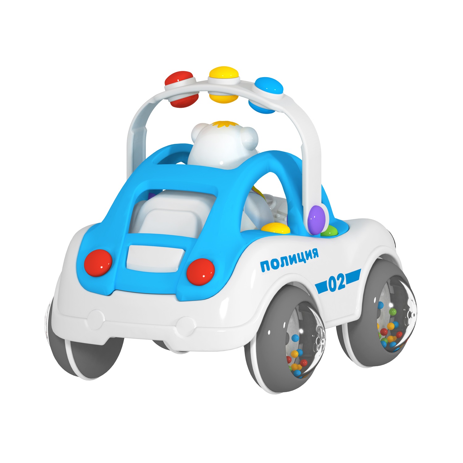 Полицейская машина STELLAR Машинка Ватрушка. Полиция - фото 2