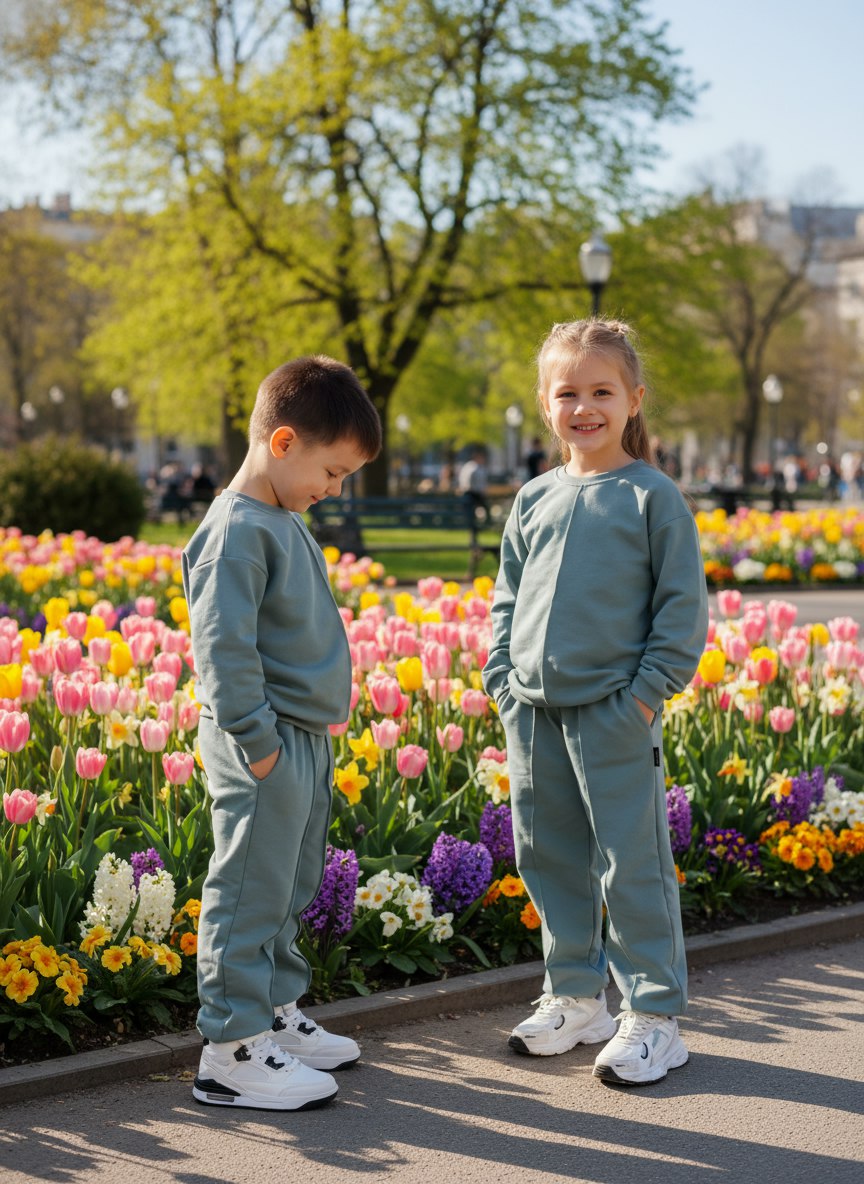 Костюм спортивный VEDDI 2260/6041фп-2024-полынь - фото 9