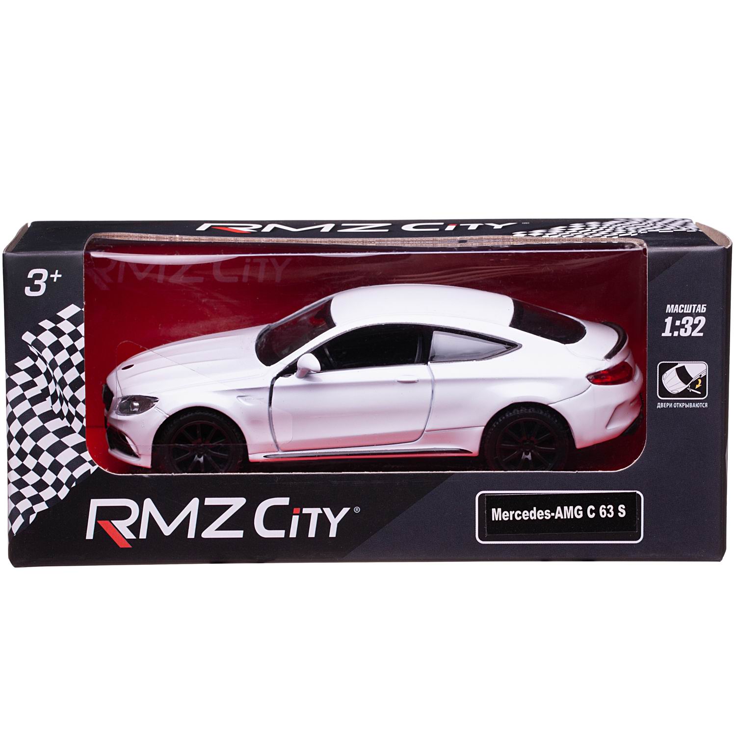 Автомобиль Uni-Fortune Mercedes 1:32 554987-WH - фото 1