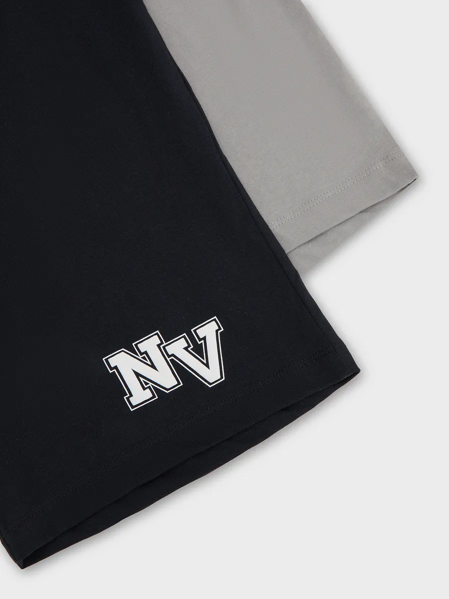 Шорты 2 шт Mark Formelle (Марк Формэль) 133330-2/черный +серый +печать - фото 11