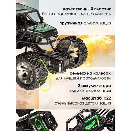 Багги РУ BAZUMI Машинка на пульте управления 1:22