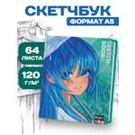 Скетчбук Проф-Пресс большой Аниме А4 64 лист. 1 шт.