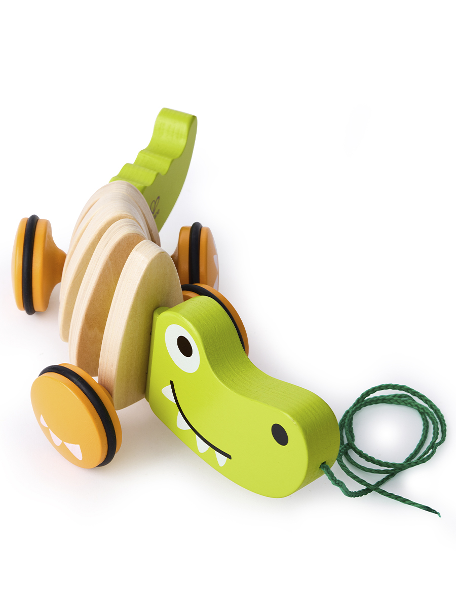 Игрушка Hape каталка Крокодил - фото 16