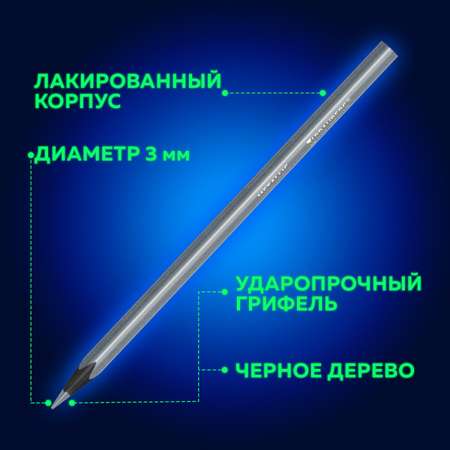 Карандаши цветные Brauberg 12 шт.
