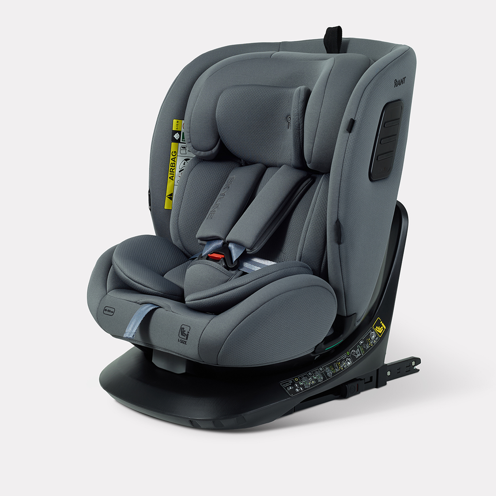Автокресло Rant Skyline isofix Isofix 0+/1/2/3 (0-36 кг) серый - фото 2