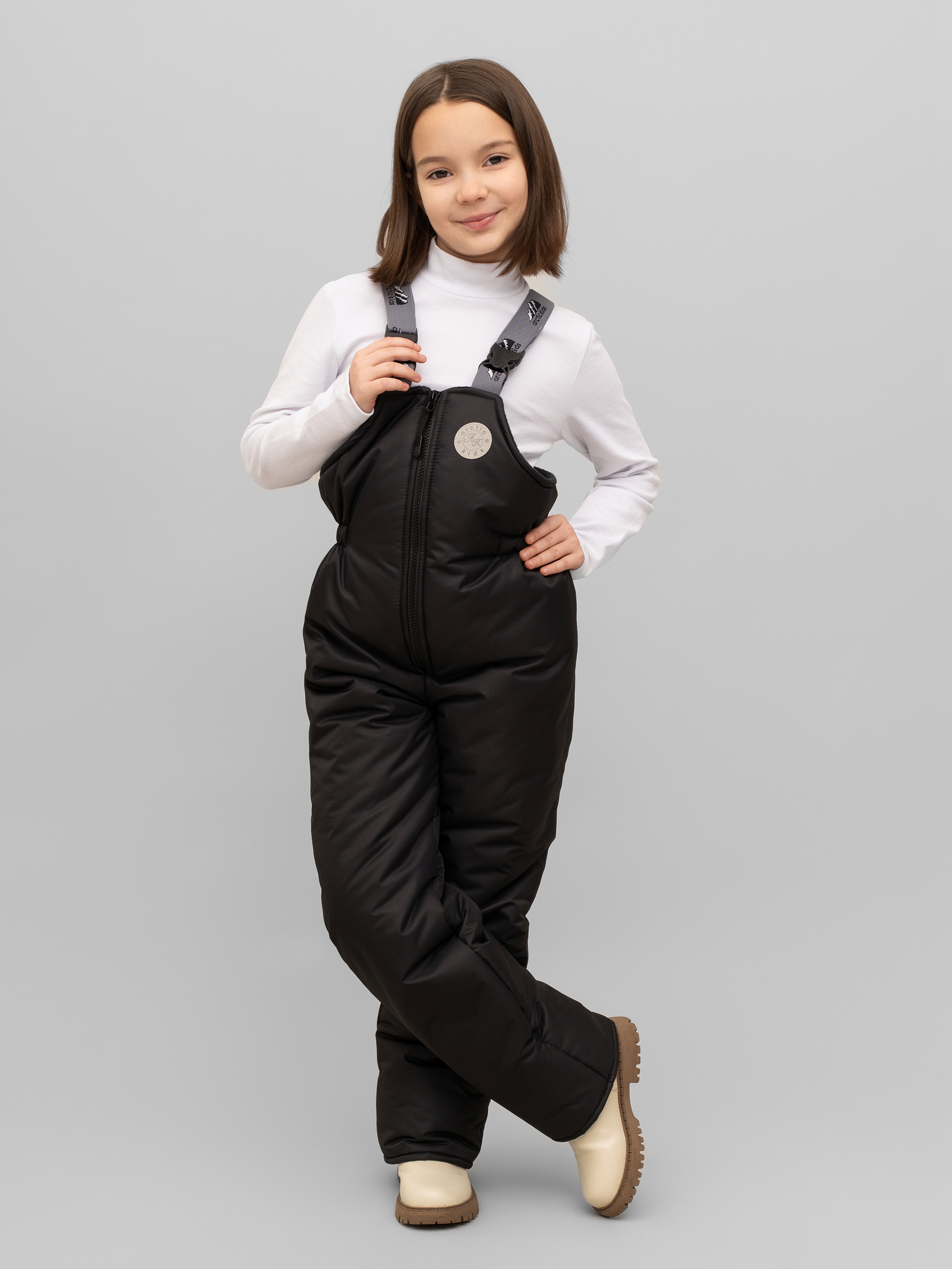 Полукомбинезон Arctic kids 60-015 черный - фото 16