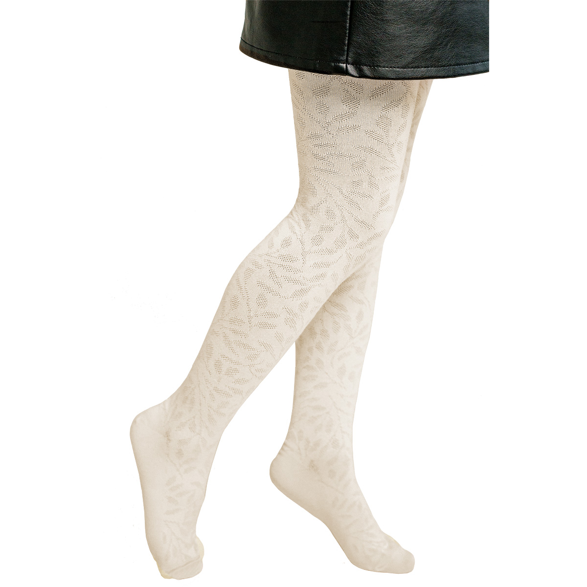 Колготки Ишимбайская чулочная фабрика WL- 754 Веточки крем 2 М - фото 2