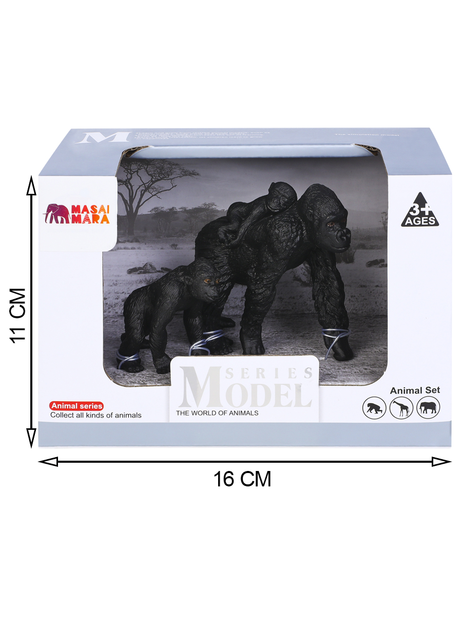 Игровой набор Masai Mara Семья горилл - фото 6